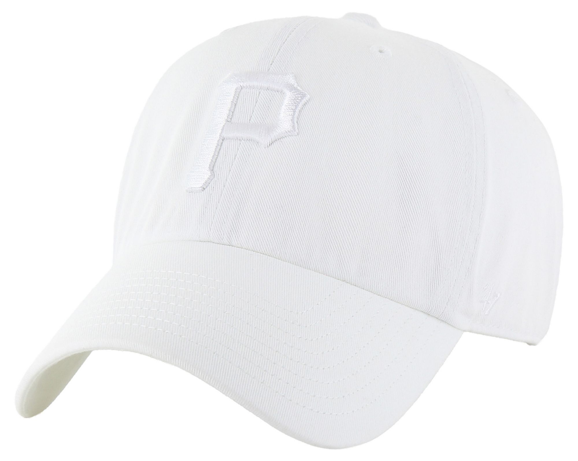 '47 Adult Pittsburgh Pirates White Clean Up Adjustable Hat
