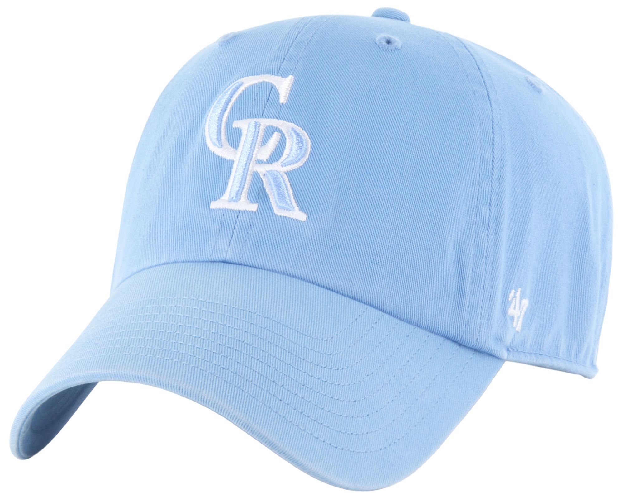 '47 Adult Colorado Rockies Light Blue Clean Up Adjustable Hat