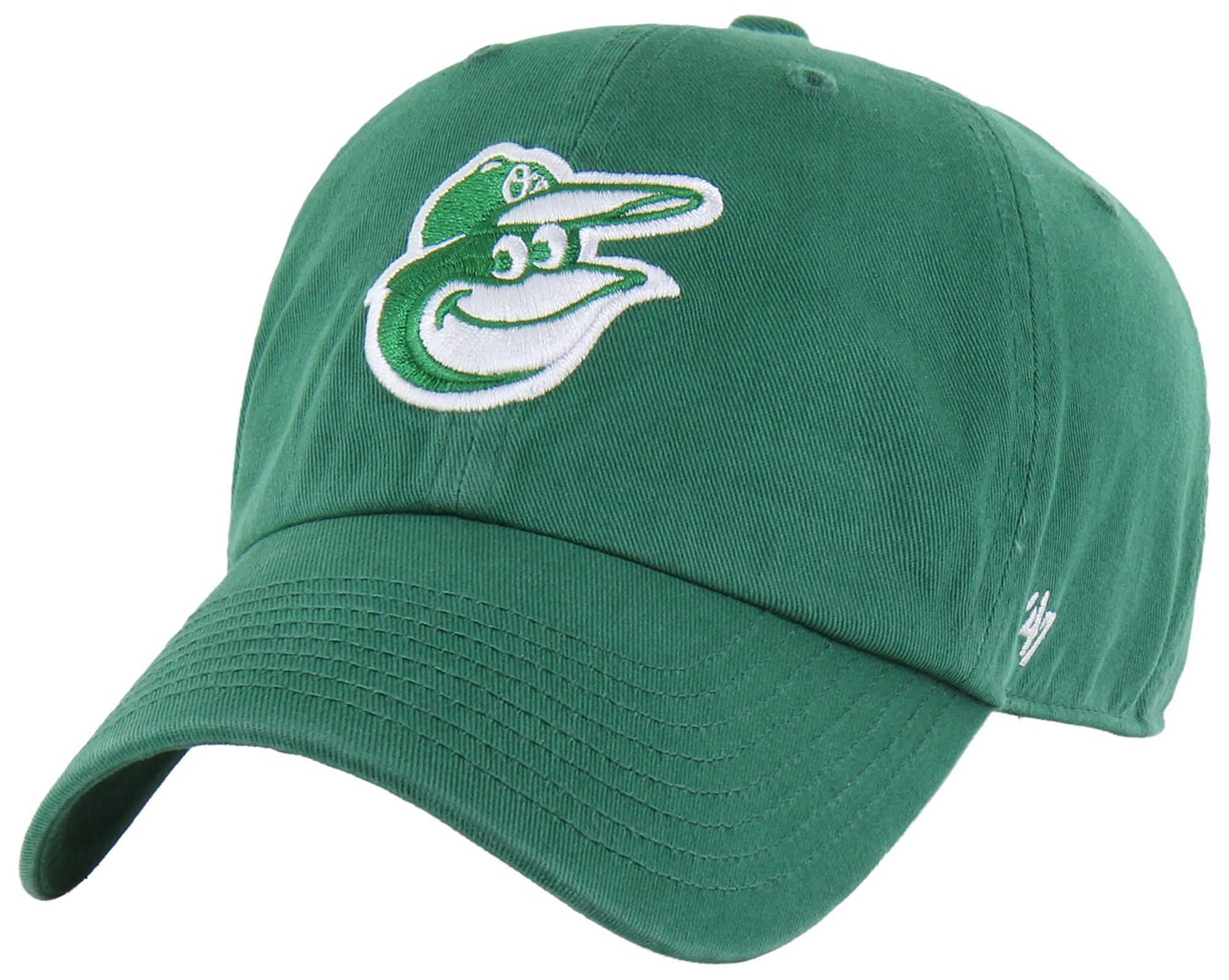 '47 Adult Baltimore Orioles Green Clean Up Adjustable Hat