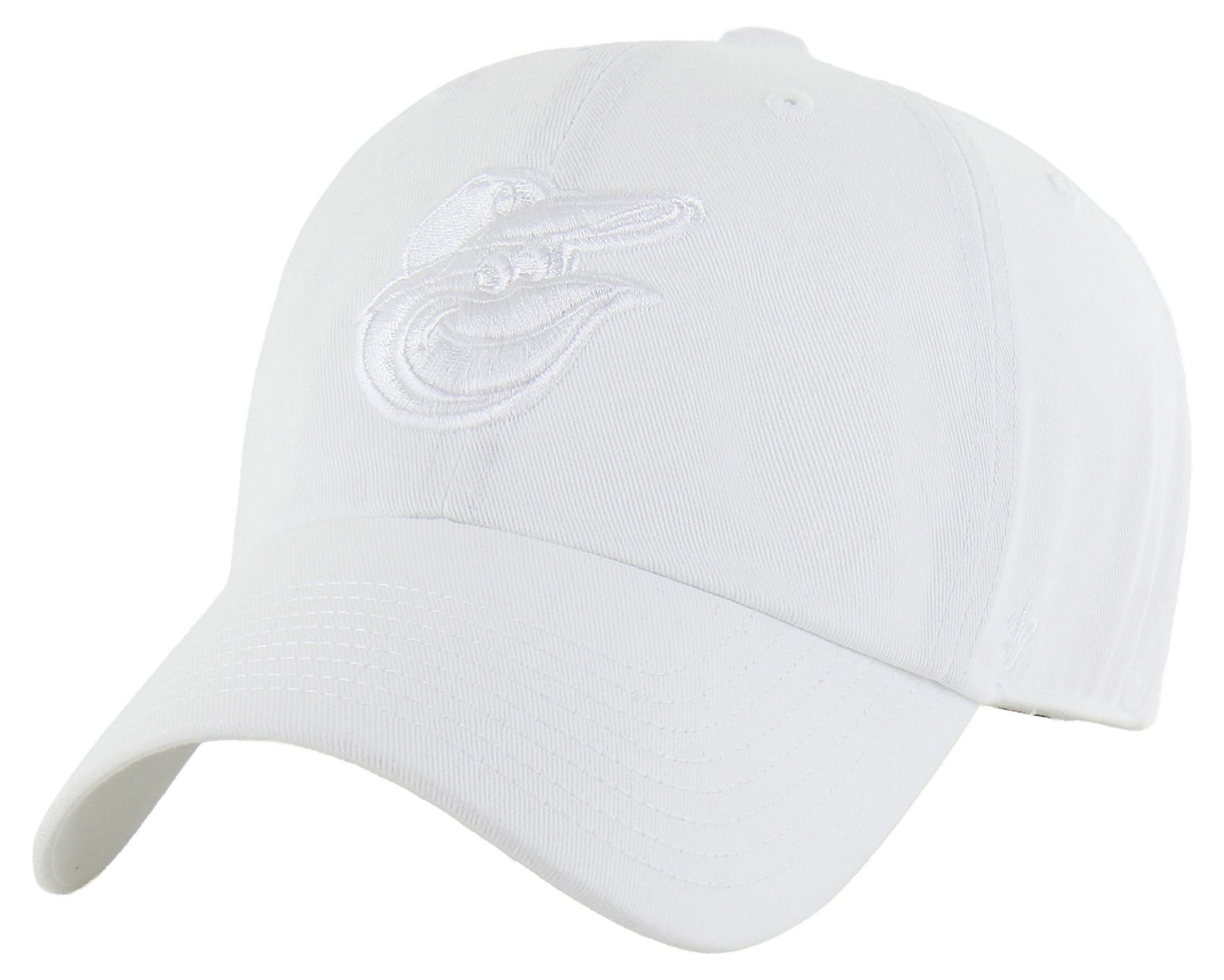 '47 Adult Baltimore Orioles White Clean Up Adjustable Hat