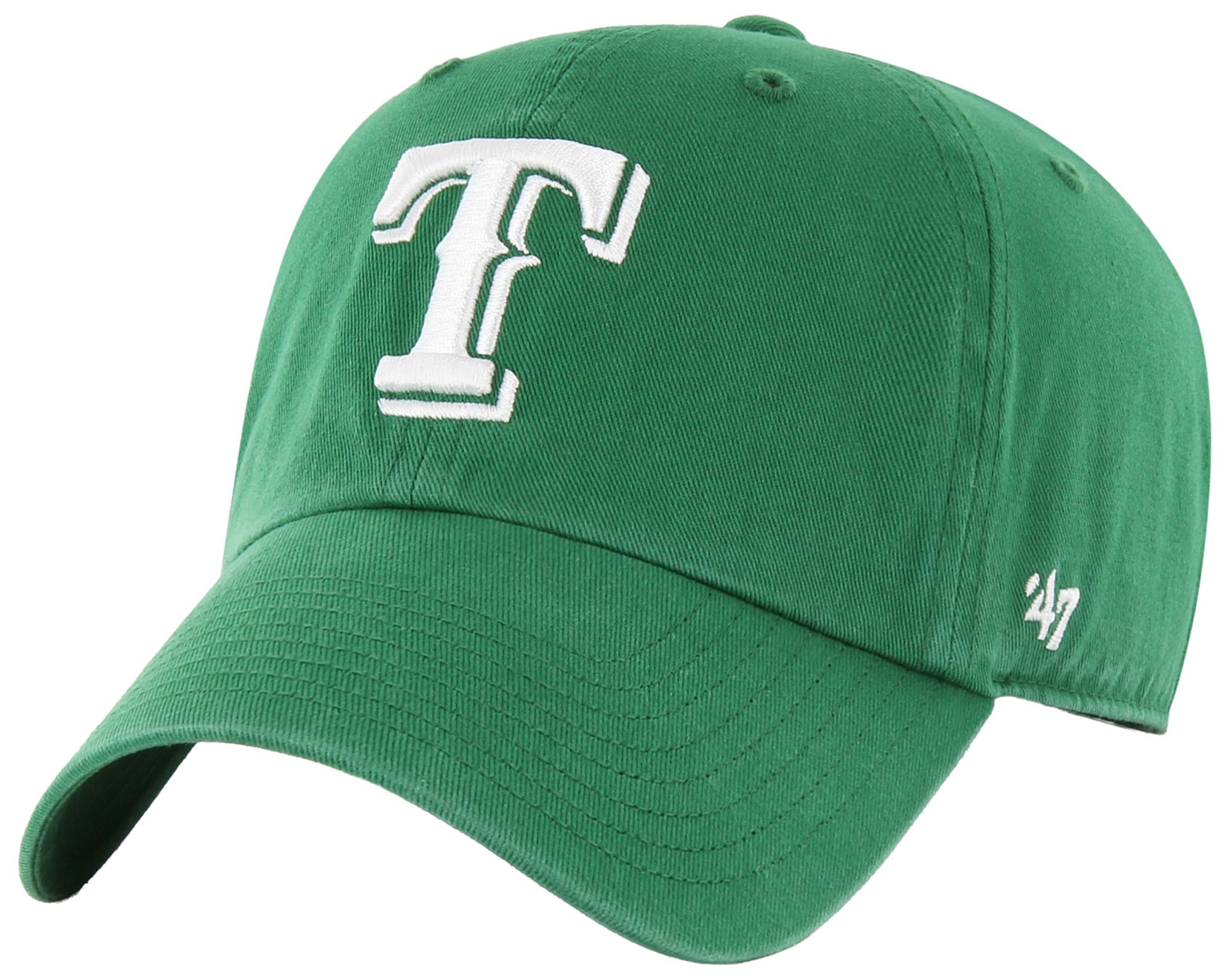 '47 Adult Texas Rangers Green Clean Up Adjustable Hat
