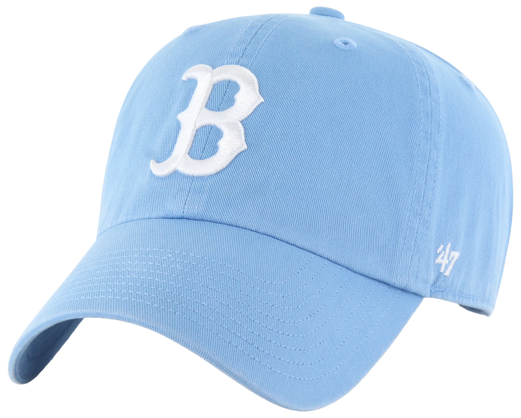 '47 Adult Boston Red Sox Light Blue Clean Up Adjustable Hat