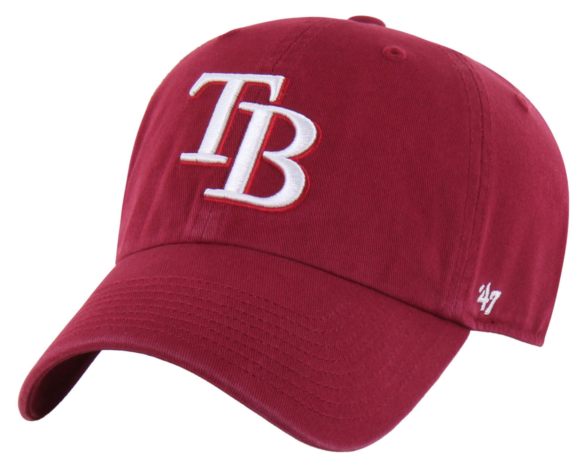 '47 Adult Tampa Bay Rays Red Clean Up Adjustable Hat