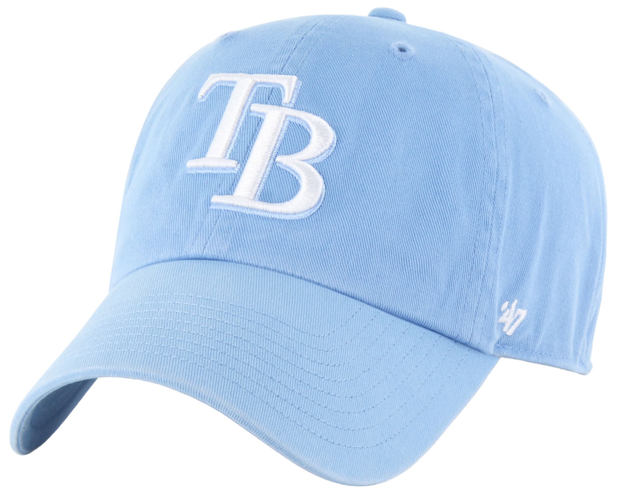 '47 Adult Tampa Bay Rays Light Blue Clean Up Adjustable Hat