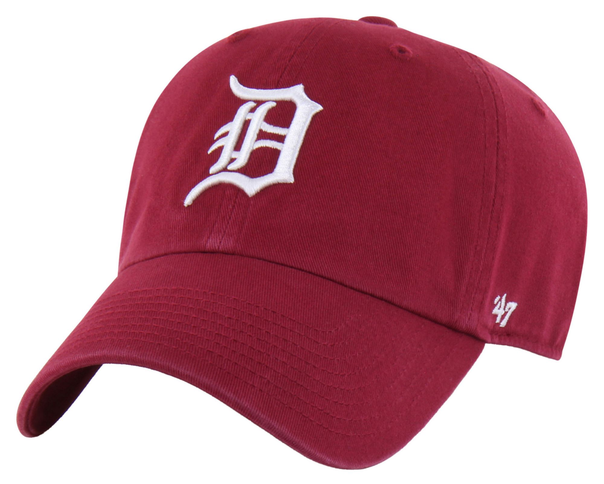 '47 Adult Detroit Tigers Red Clean Up Adjustable Hat