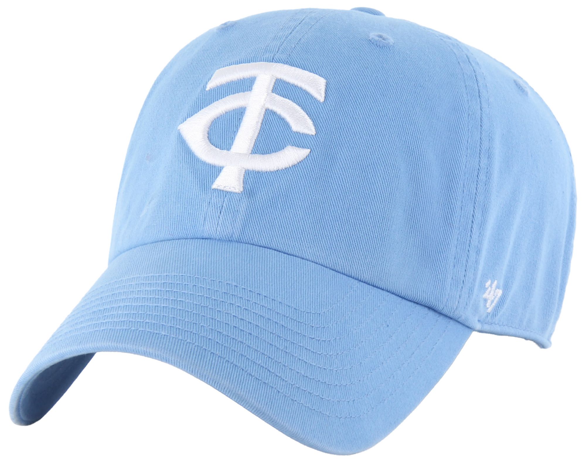 '47 Adult Minnesota Twins Light Blue Clean Up Adjustable Hat