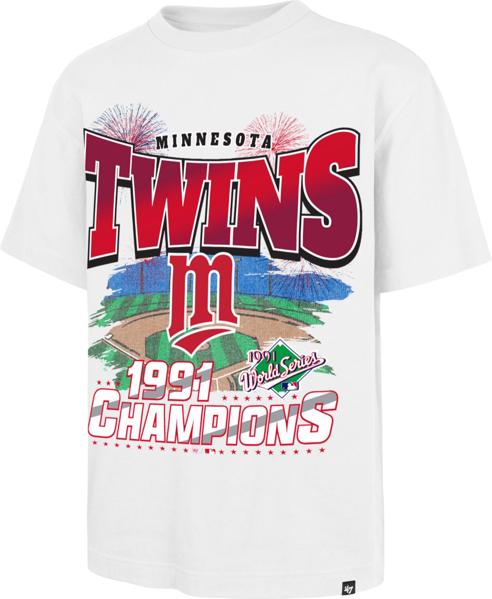 '47 Adult Minnesota Twins Navy Fireworks Foundation T-Shirt