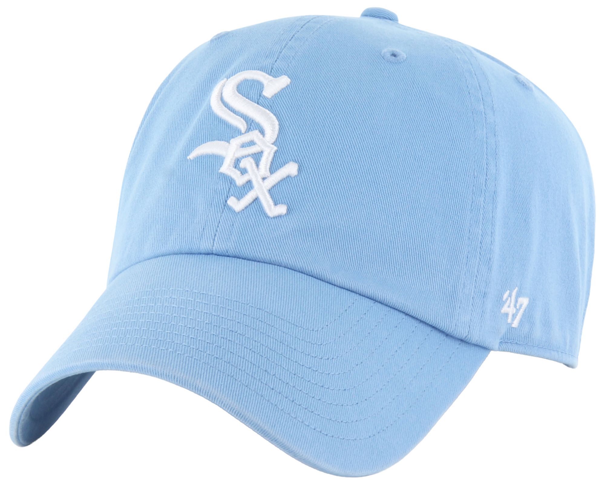 '47 Adult Chicago White Sox Light Blue Clean Up Adjustable Hat