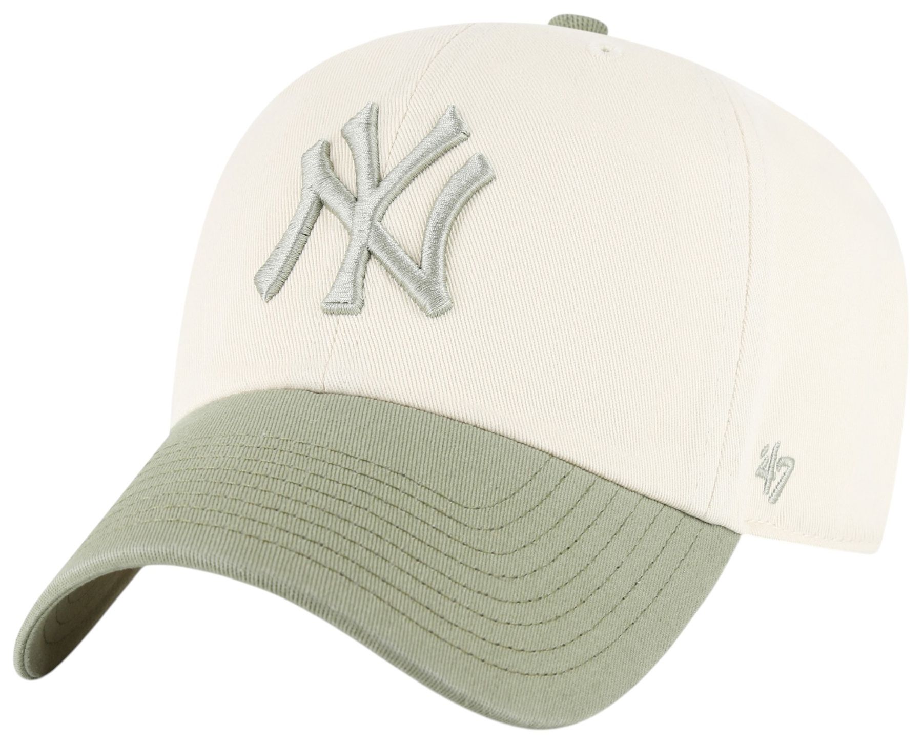 '47 Adult New York Yankees Cream 2-Tone Clean Up Hat