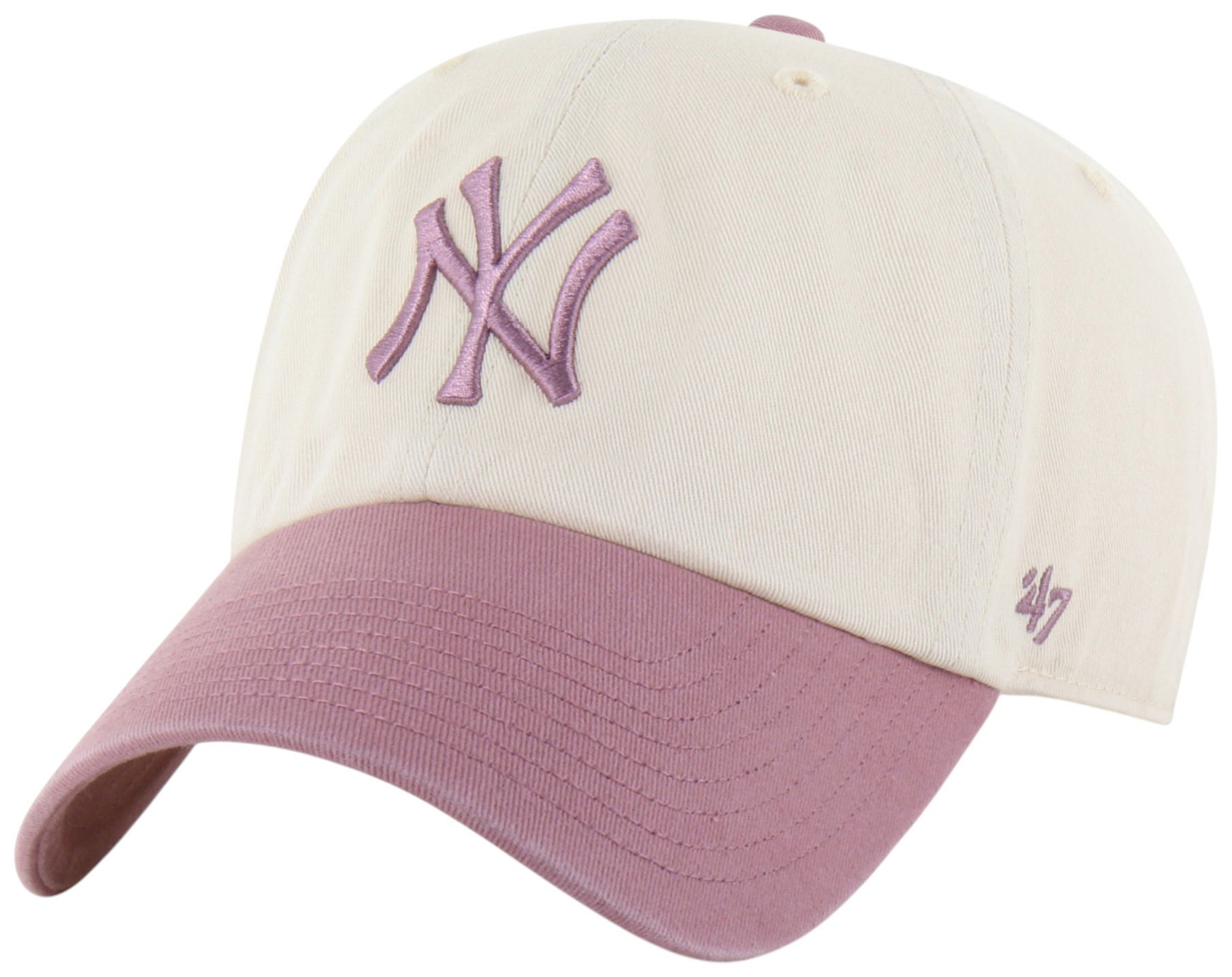 '47 Adult New York Yankees Cream 2-Tone Clean Up Hat