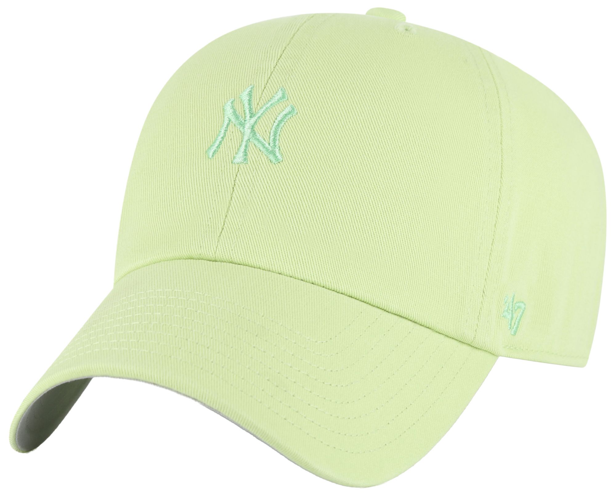 '47 Adult New York Yankees Green Pastel Clean Up Adjustable Hat