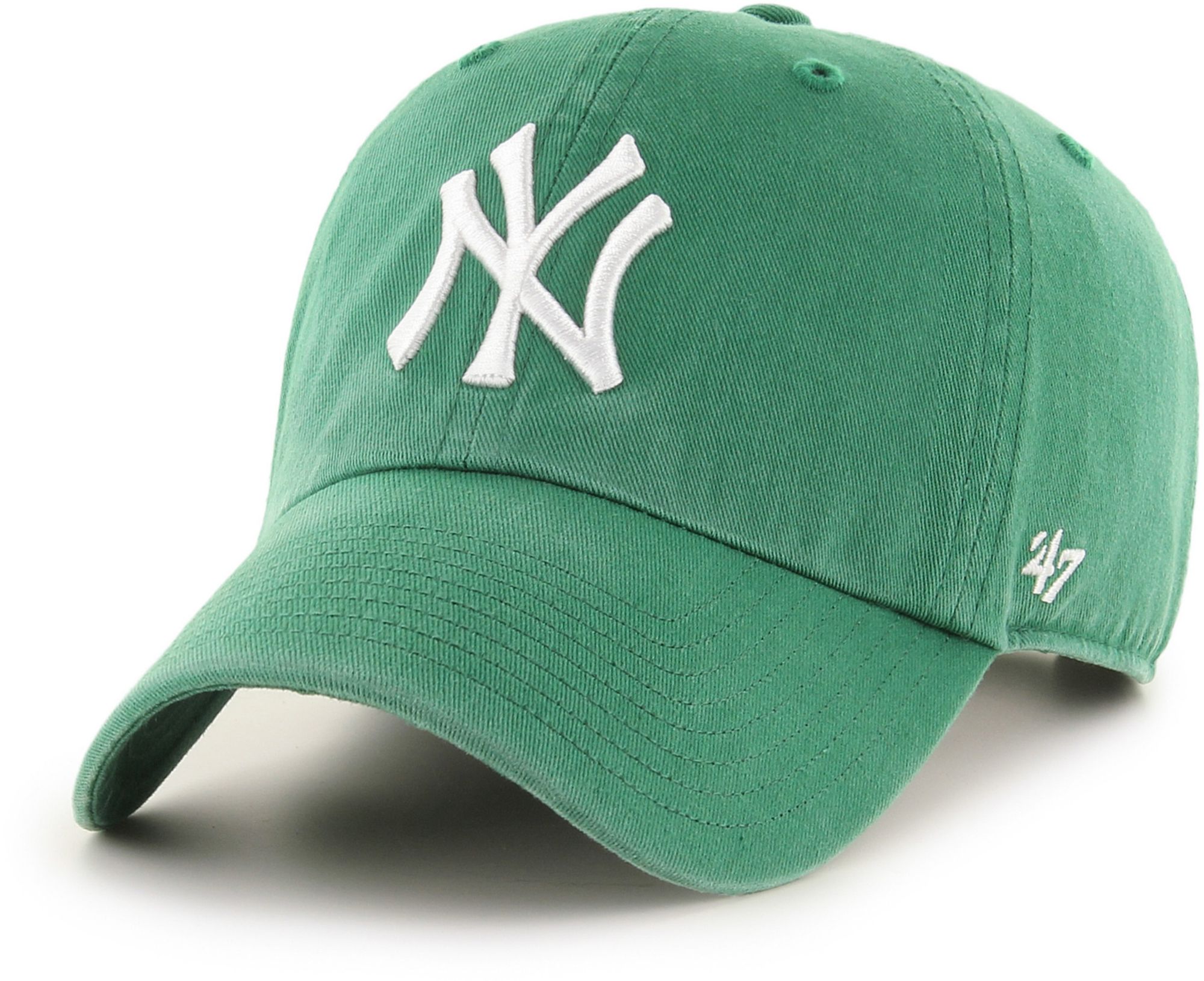 '47 Adult New York Yankees Green Clean Up Adjustable Hat