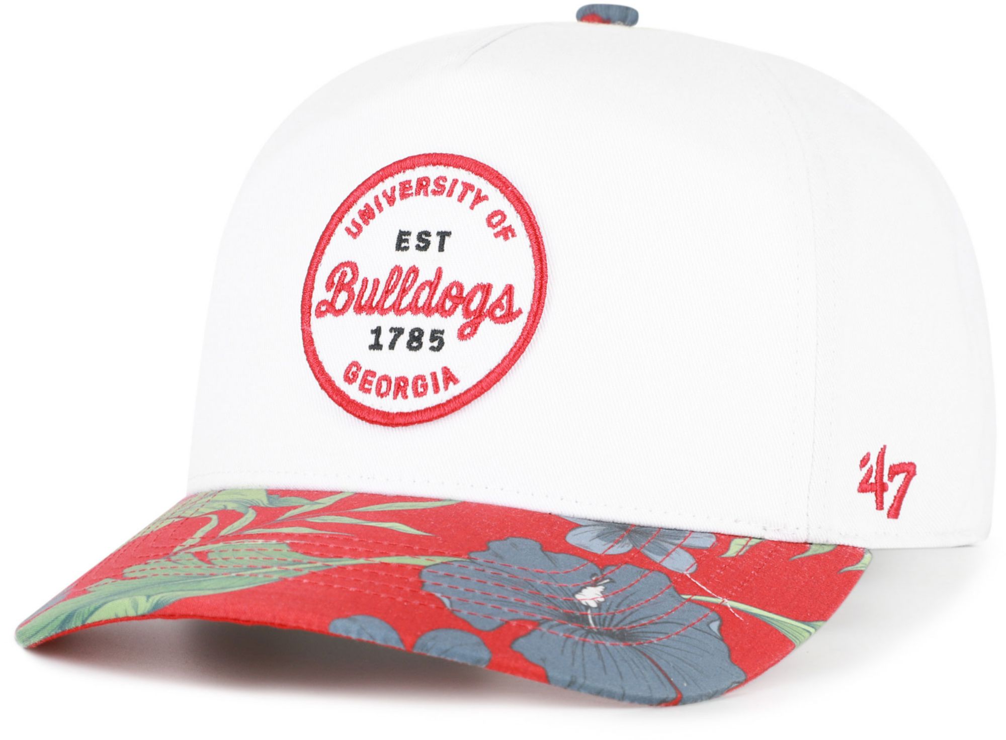 '47 Adult Georgia Bulldogs White Beach Side Hitch Adjustable Hat