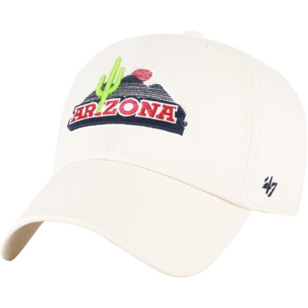 '47 Adult Arizona Wildcats Natural Cactus Clean Up Adjustable Hat