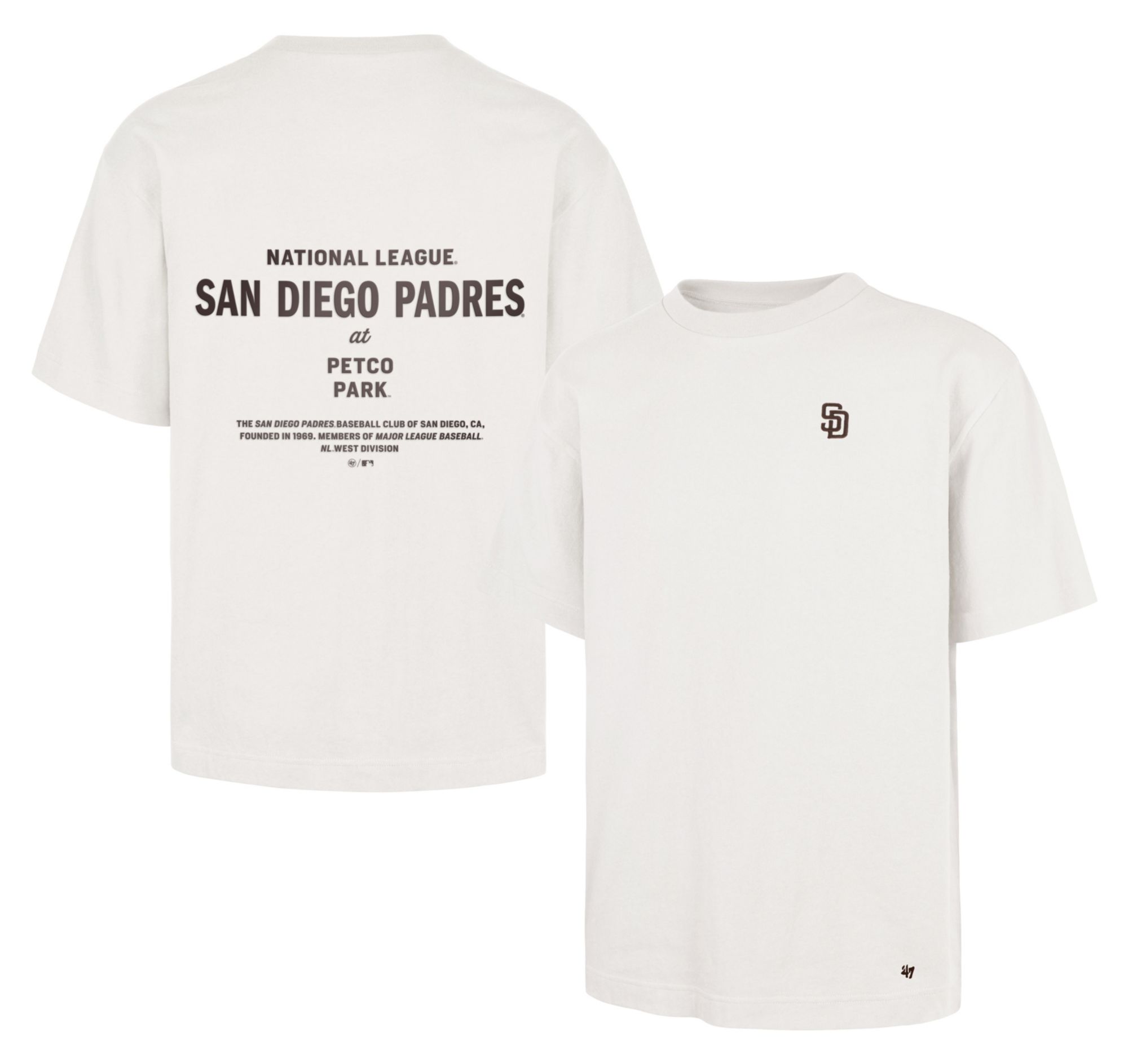 '47 Men's San Diego Padres White Leon Foundation T-Shirt