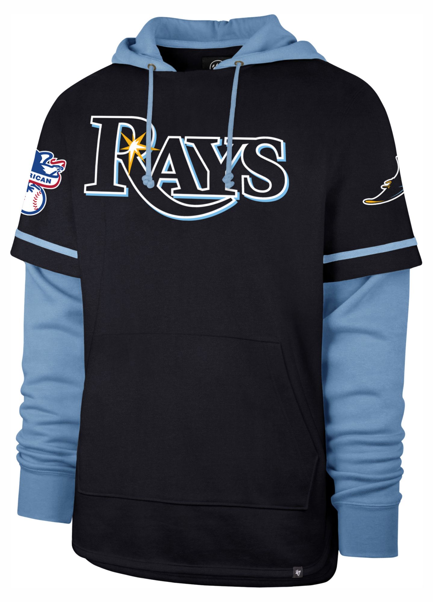 '47 Men's Tampa Bay Rays Navy Trifecta Shortstop Pullover
