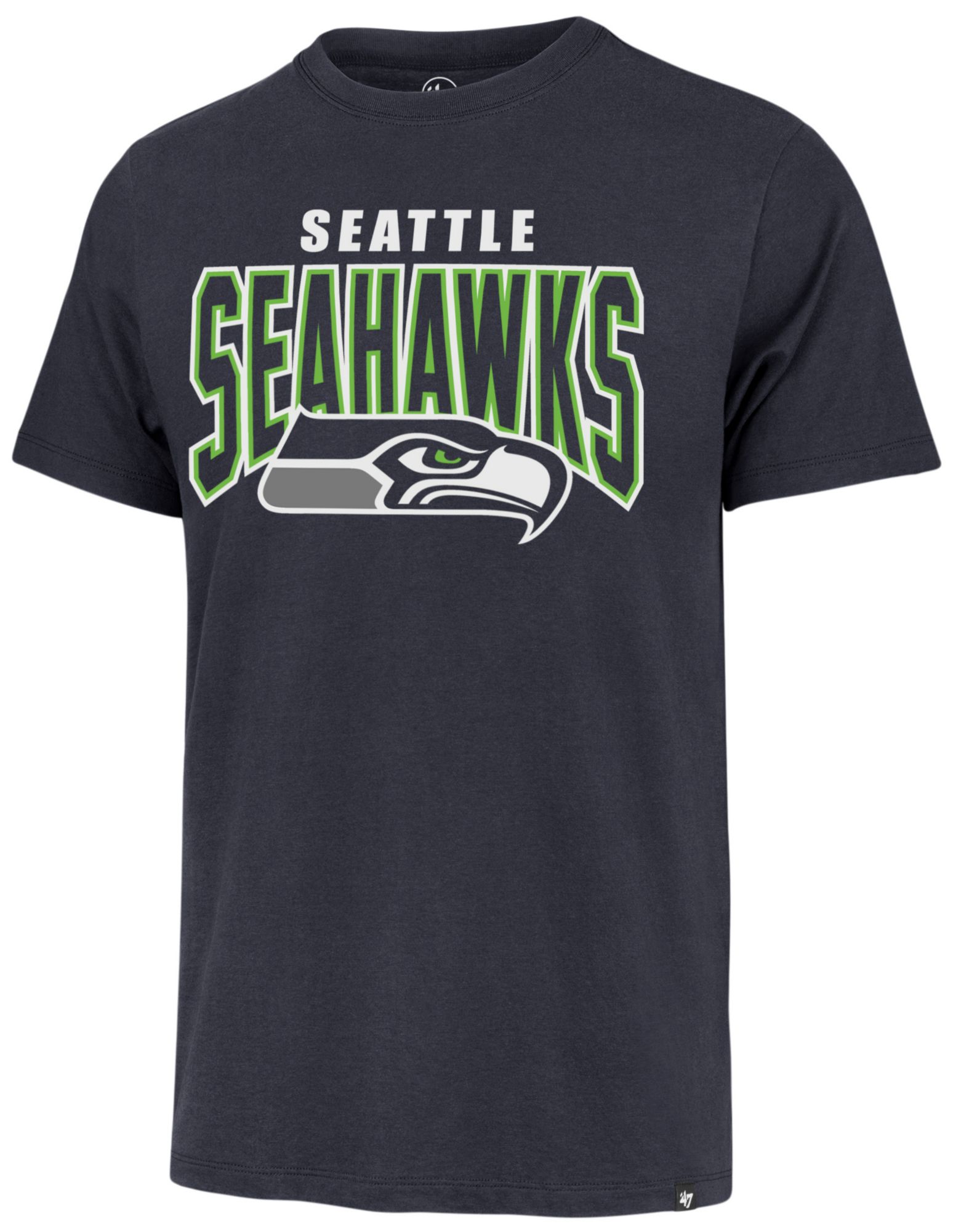 '47 Men's Seattle Seahawks Atlas Blue Franklin T-Shirt