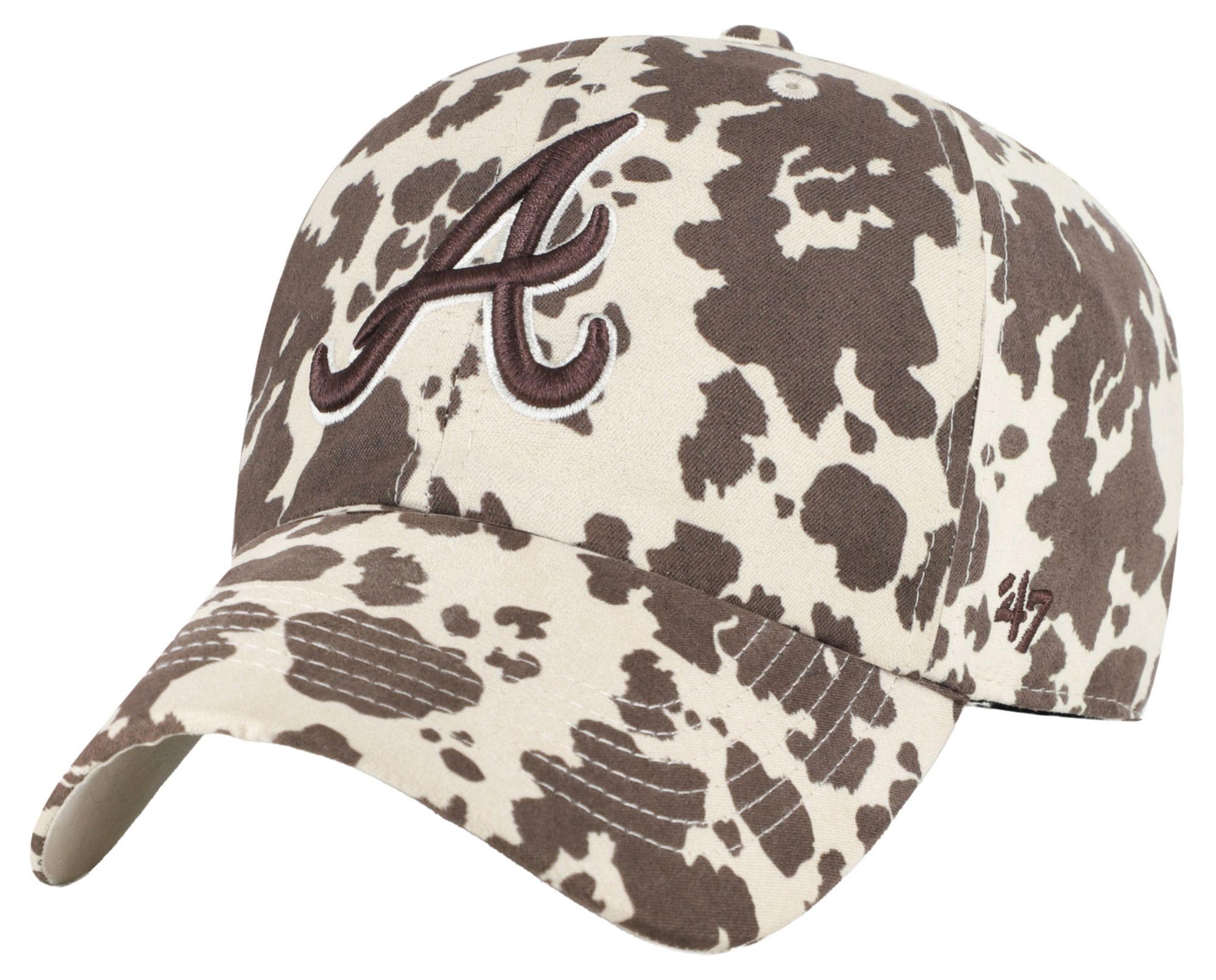 '47 Women's Atlanta Braves Brown Bessie Clean Up Adjustable Hat