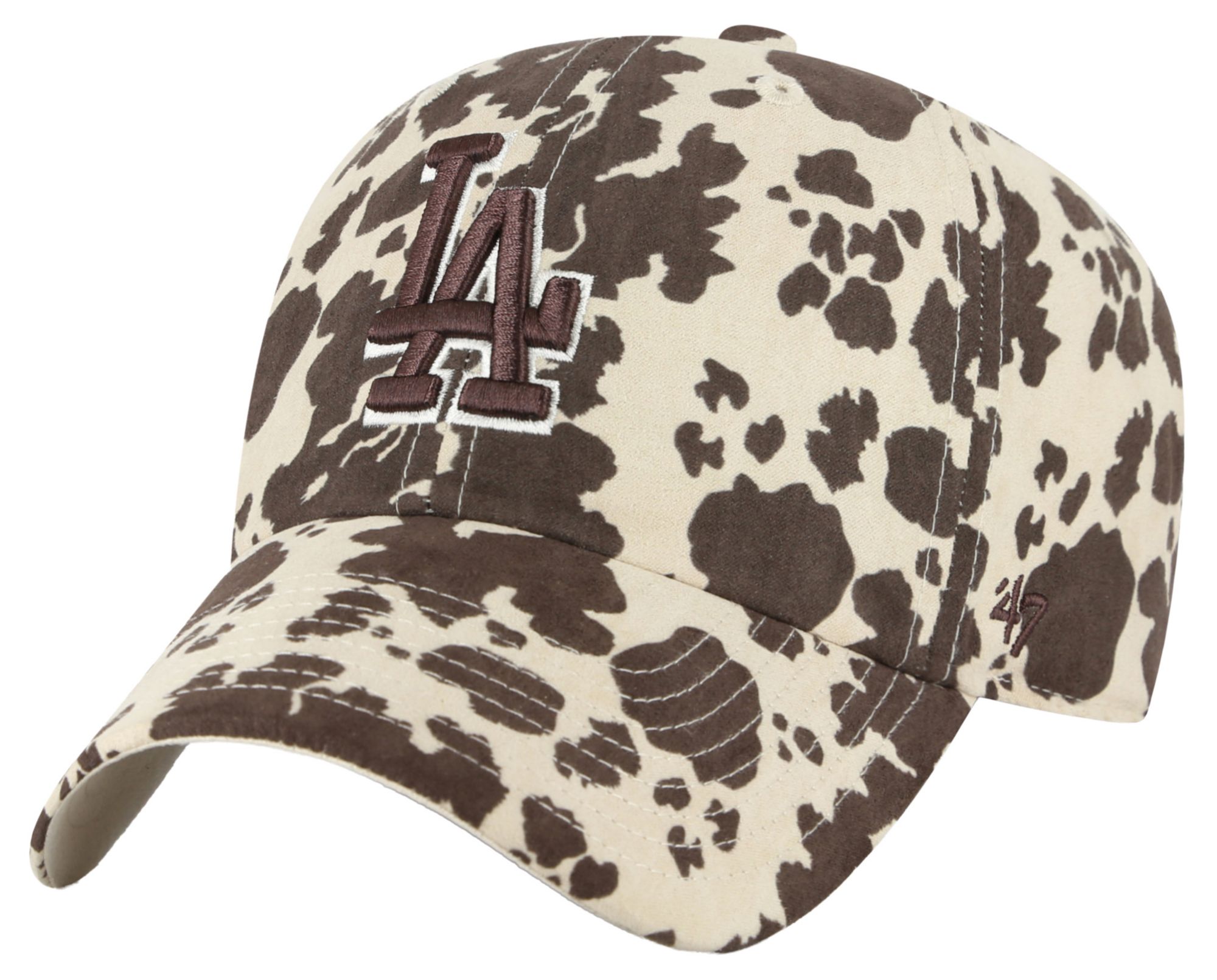 '47 Women's Los Angeles Dodgers Brown Bessie Clean Up Adjustable Hat