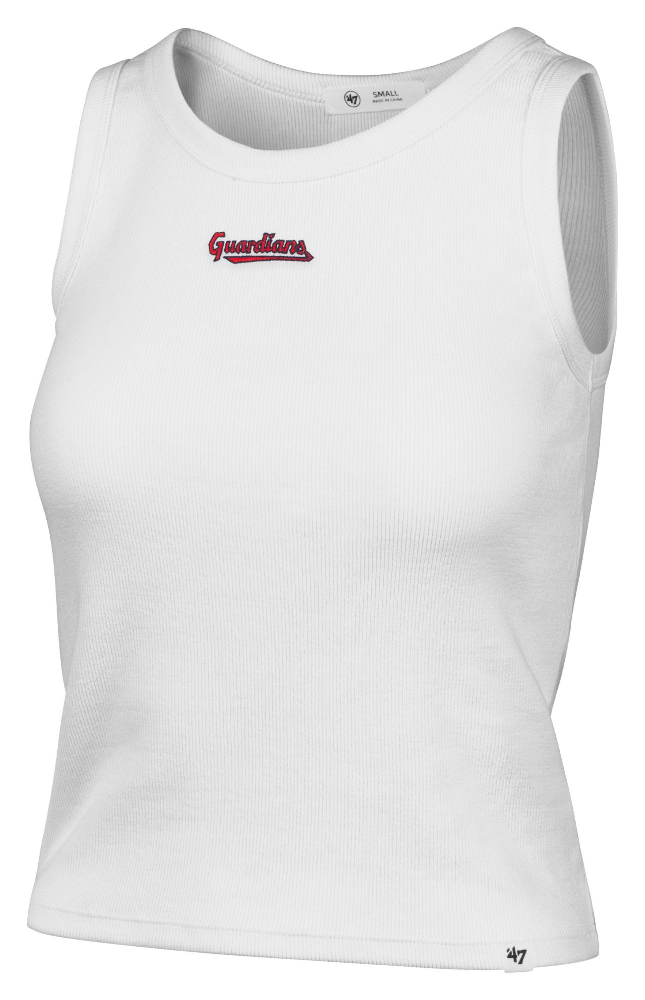 '47 Women's Cleveland Guardians White Wordmark Tank Top