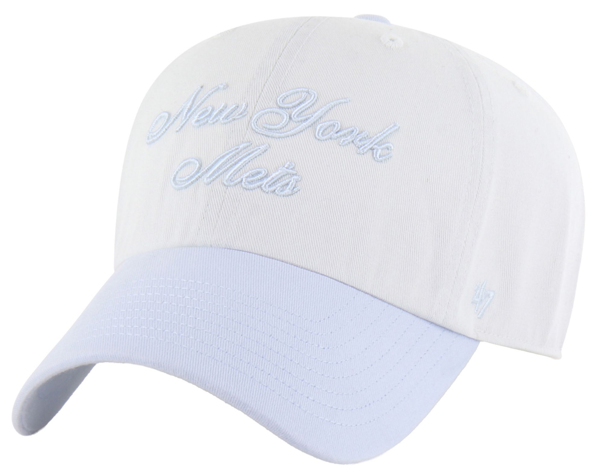 '47 Women's New York Mets Cream Two Tone Gelato Clean Up Adjustable Hat