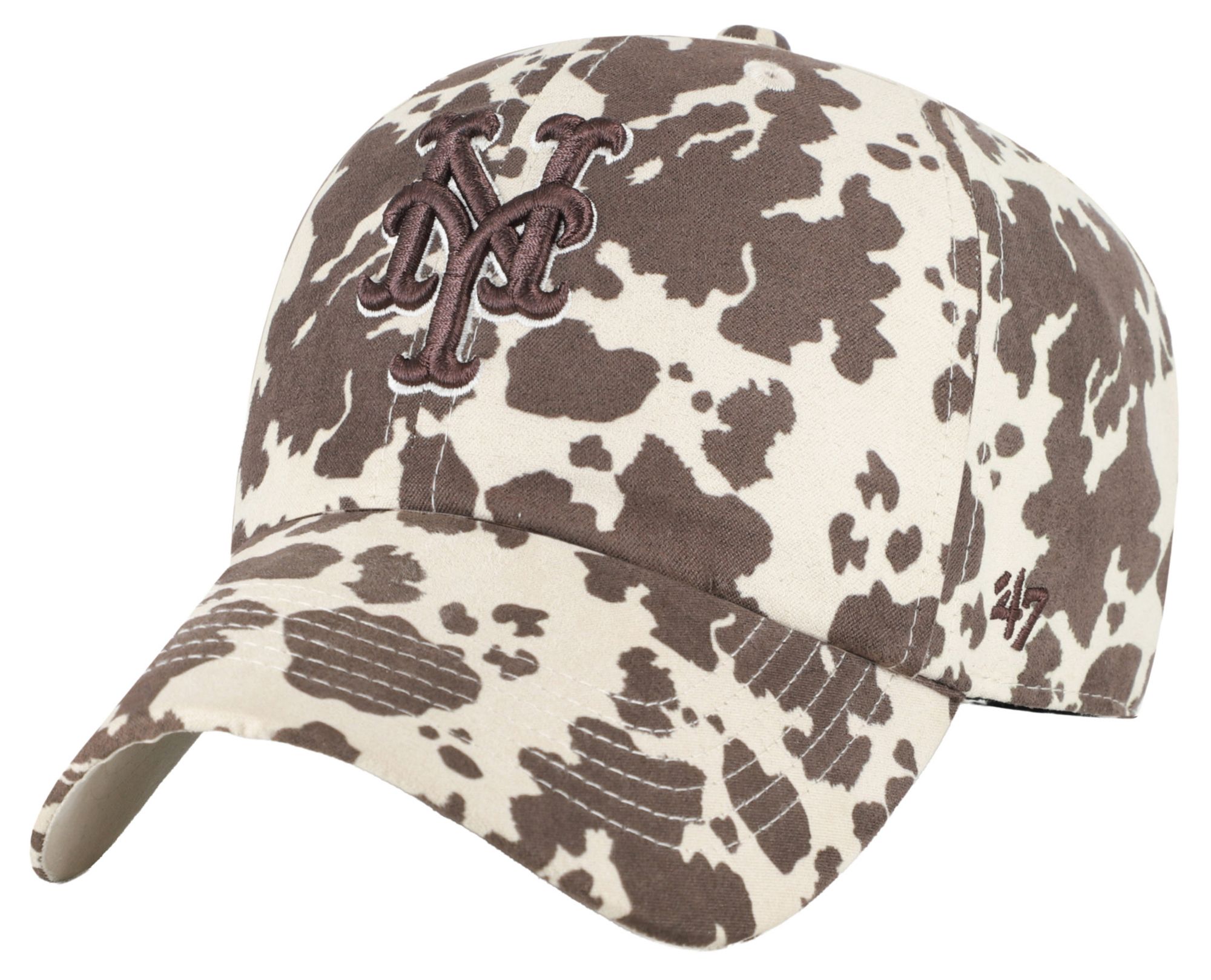 '47 Women's New York Mets Brown Bessie Clean Up Adjustable Hat
