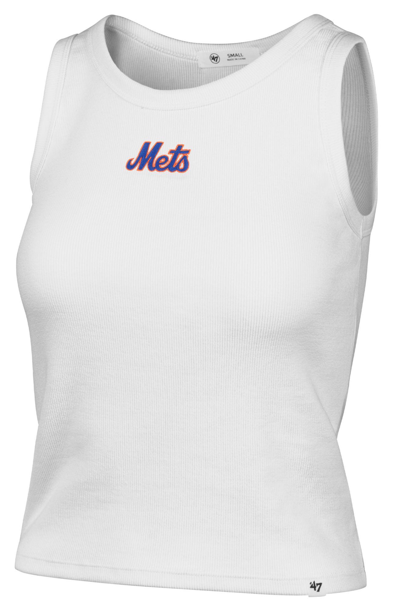 '47 Women's New York Mets White Wordmark Tank Top