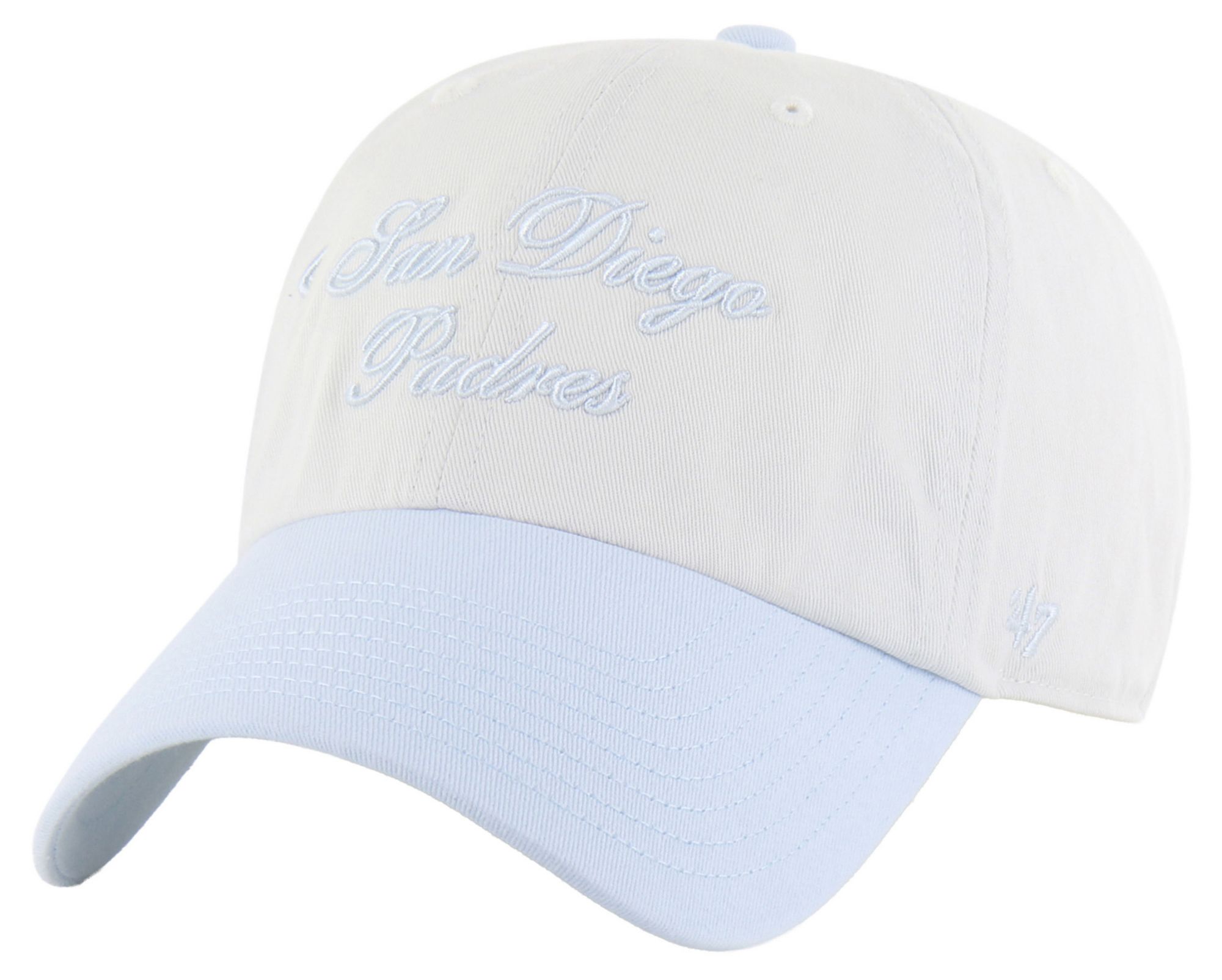 '47 Women's San Diego Padres Cream Two Tone Gelato Clean Up Adjustable Hat