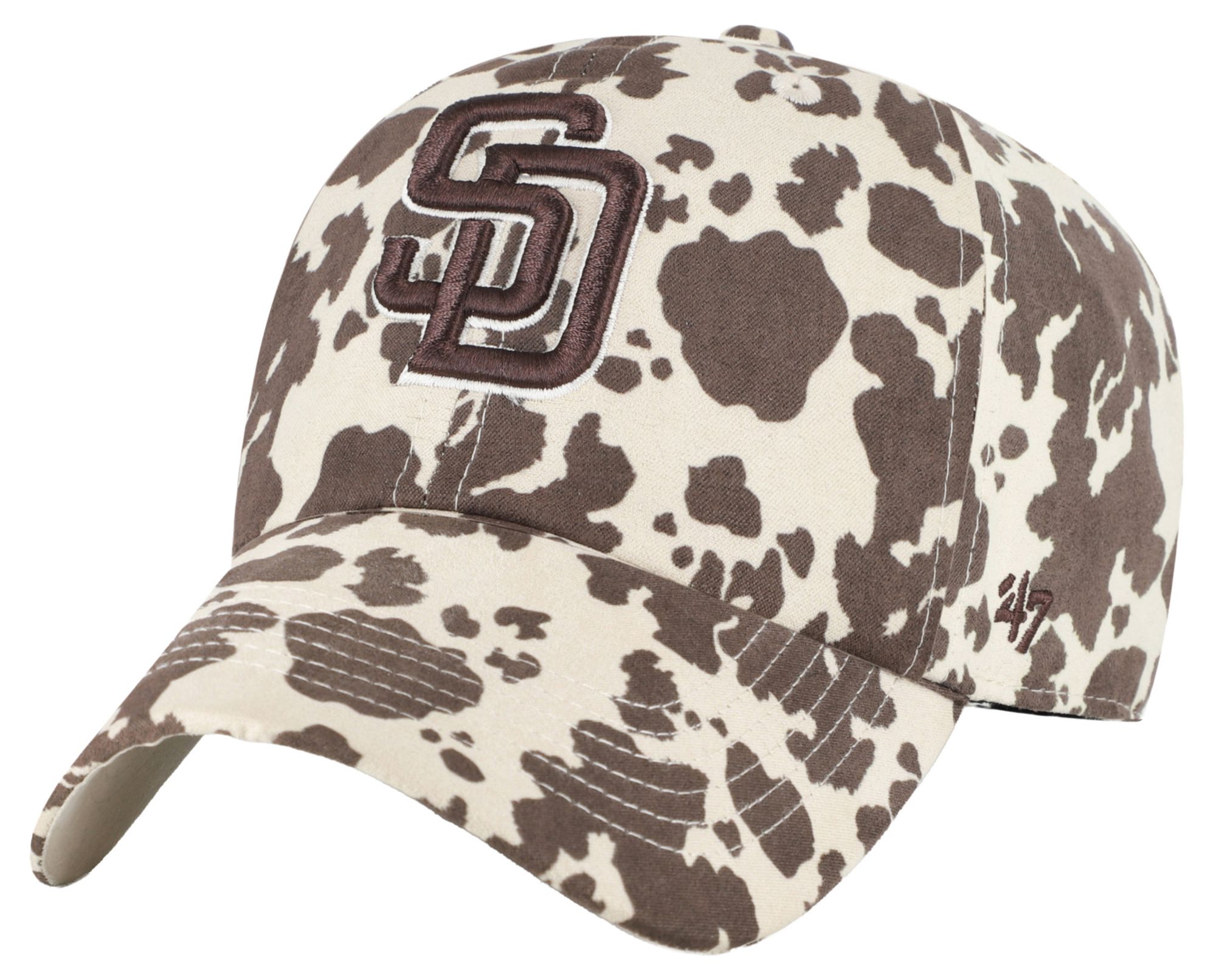 '47 Women's San Diego Padres Brown Bessie Clean Up Adjustable Hat