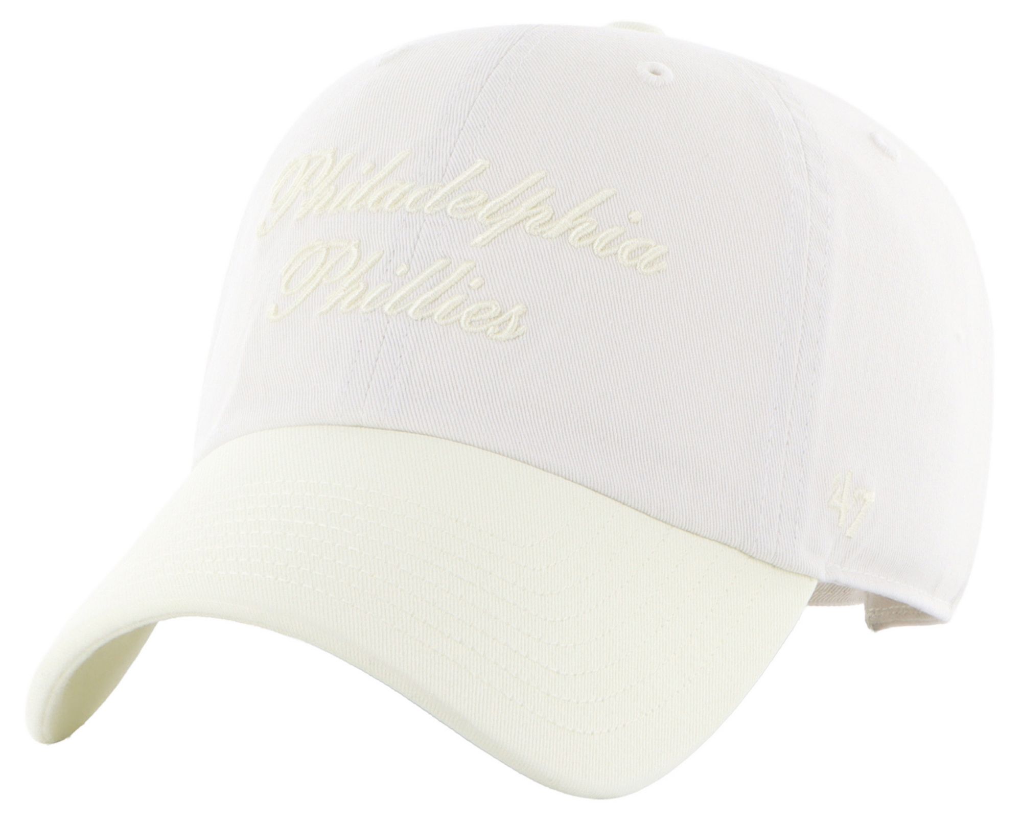 '47 Women's Philadelphia Phillies Cream Two Tone Gelato Clean Up Adjustable Hat