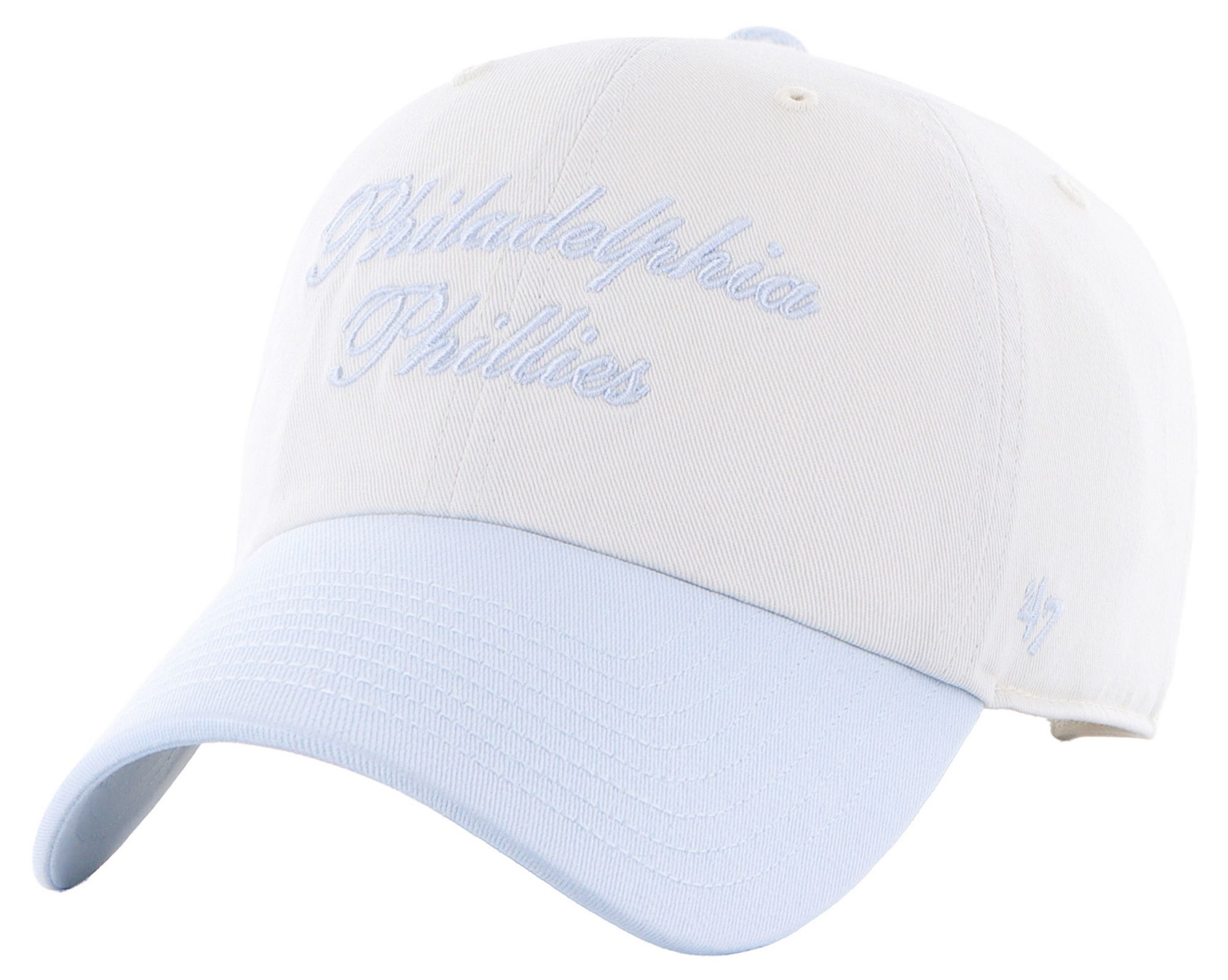 '47 Women's Philadelphia Phillies Cream Two Tone Gelato Clean Up Adjustable Hat