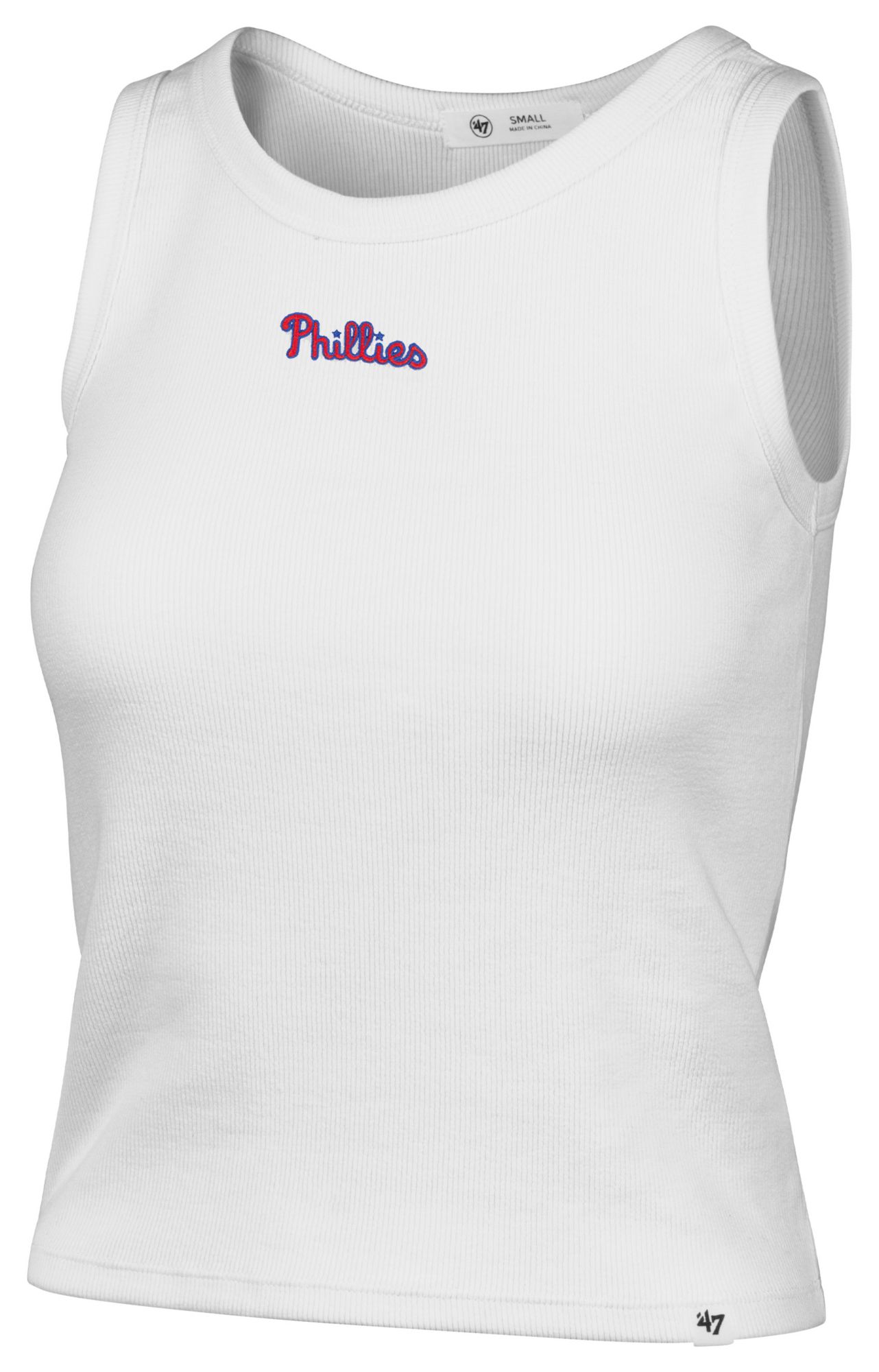 '47 Women's Philadelphia Phillies White Wordmark Tank Top