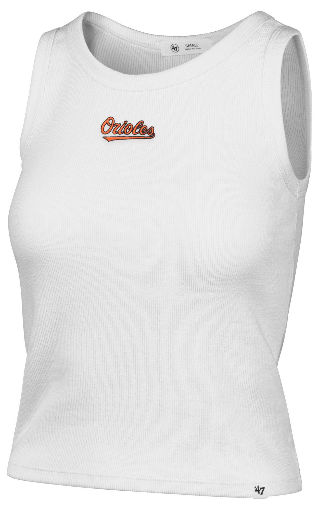 '47 Women's Baltimore Orioles White Wordmark Tank Top
