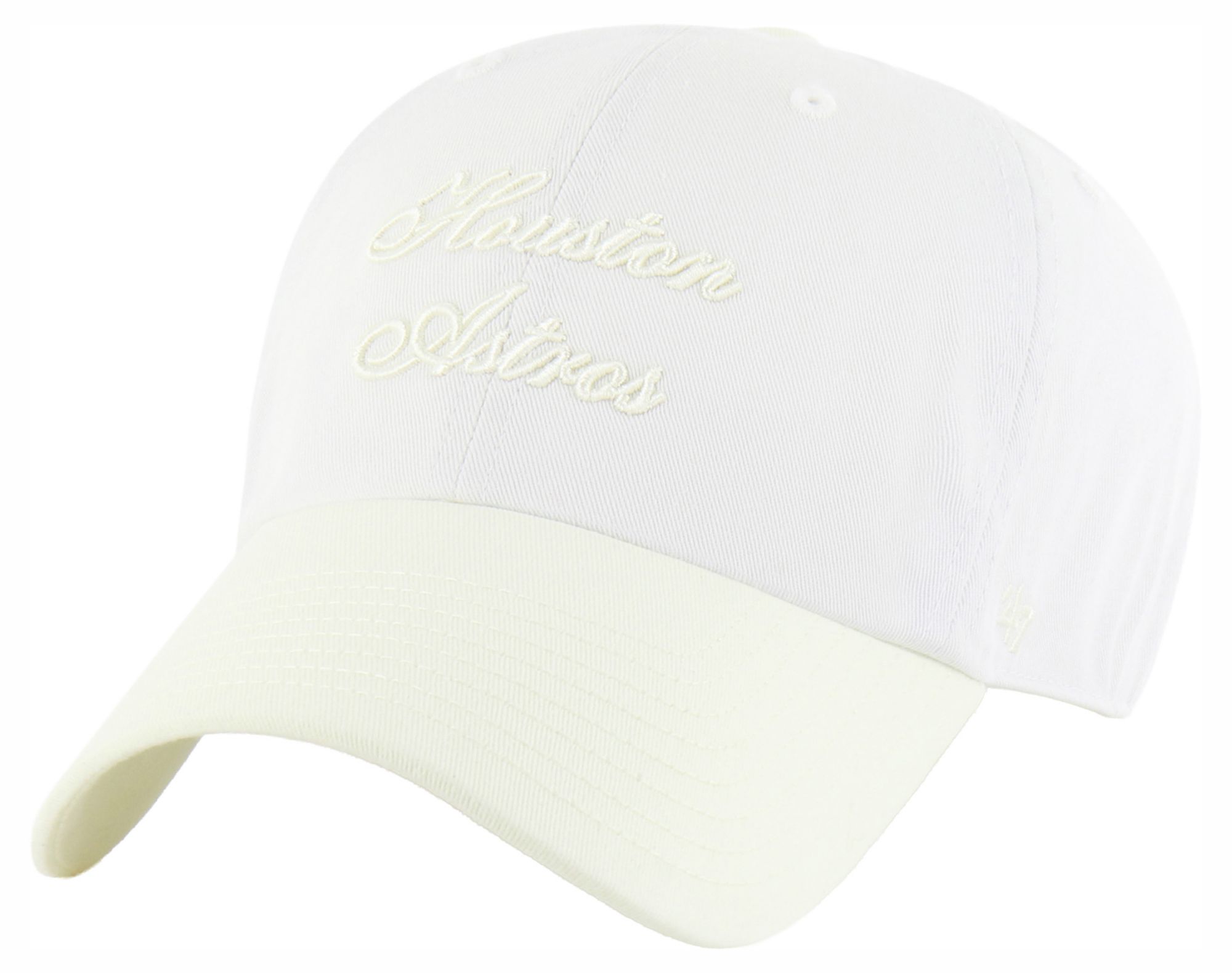 '47 Women's Houston Astros Cream Two Tone Gelato Clean Up Adjustable Hat