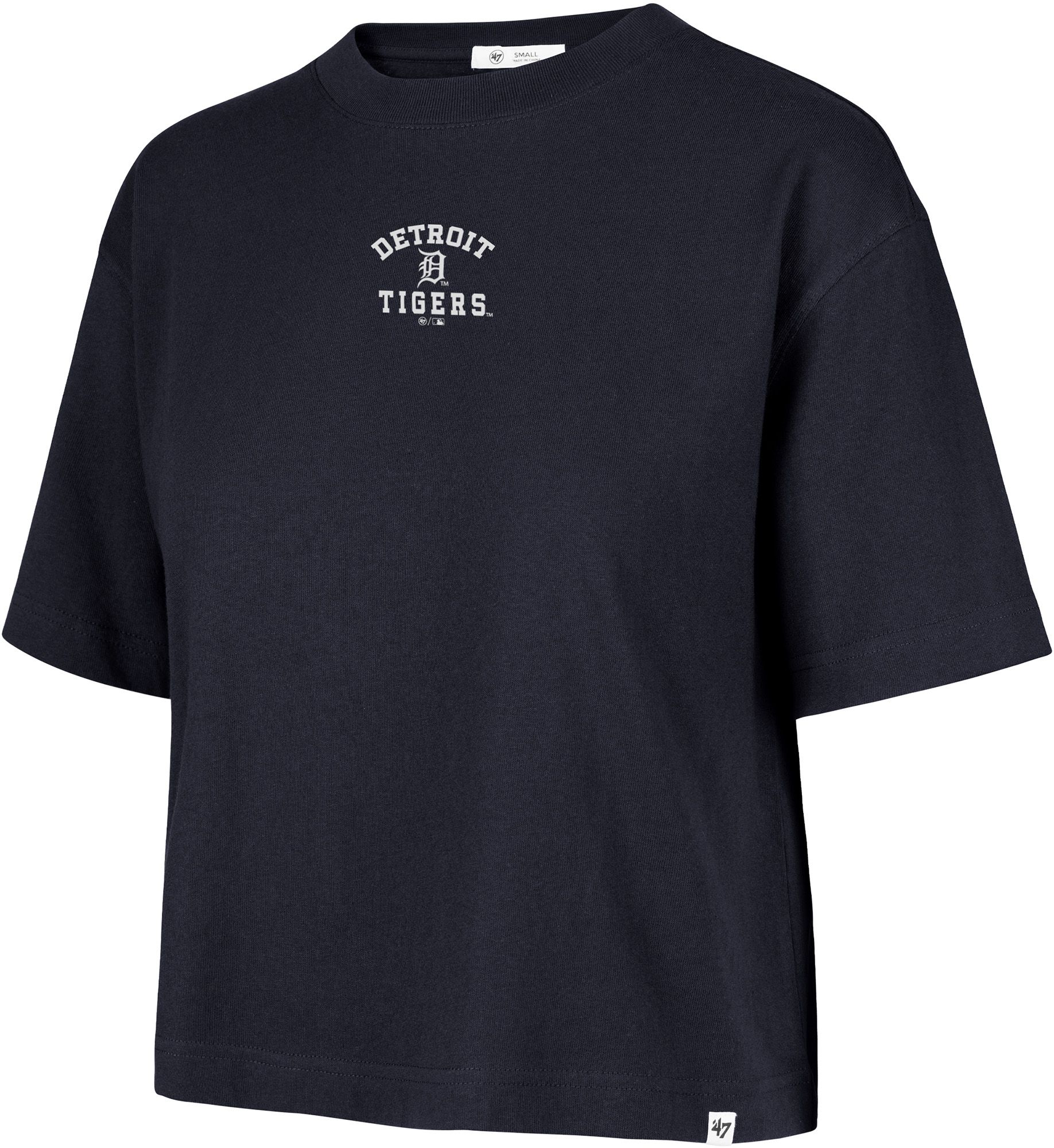'47 Women's Detroit Tigers Navy Spirited Arch Reed City T-Shirt