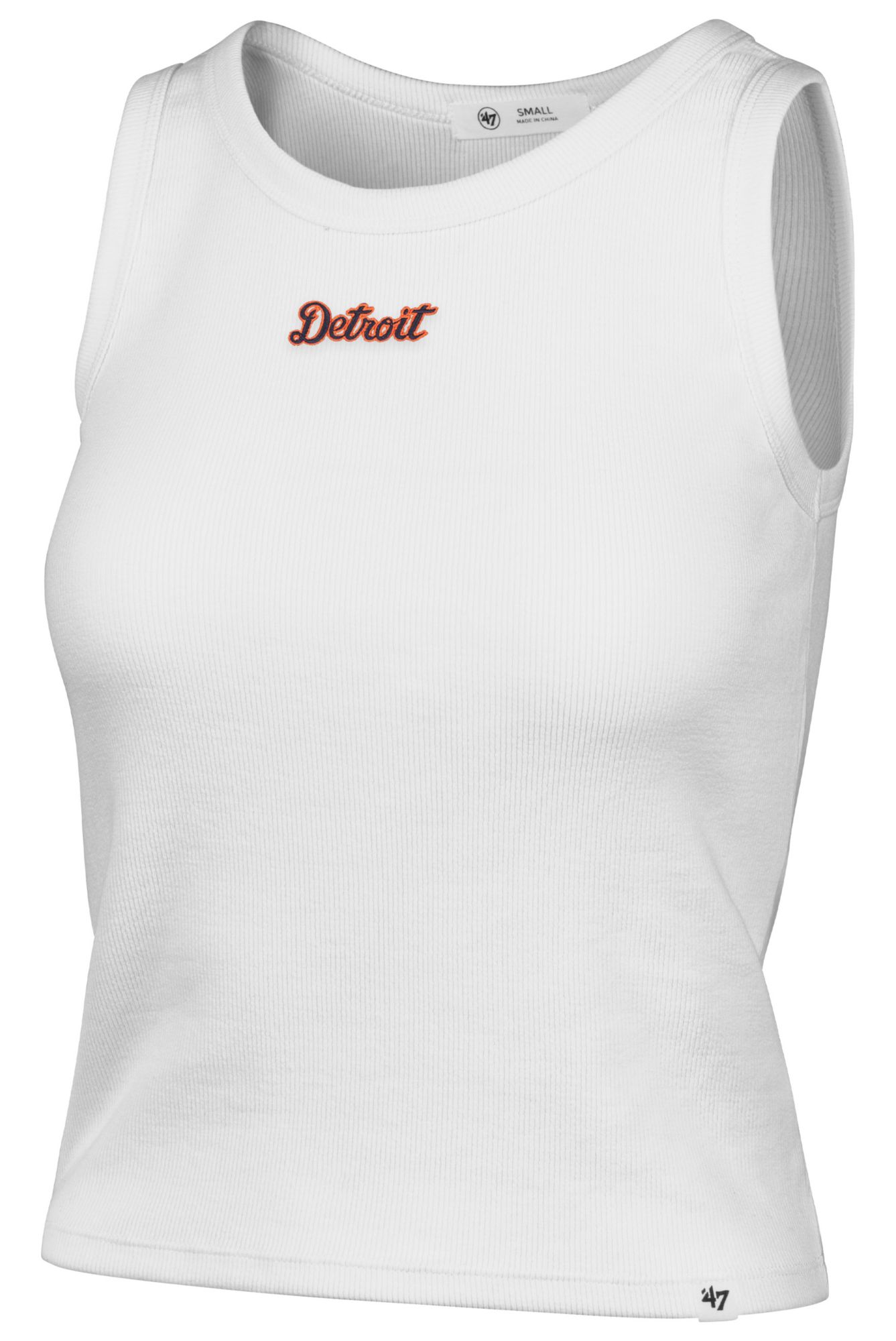'47 Women's Detroit Tigers White Wordmark Tank Top