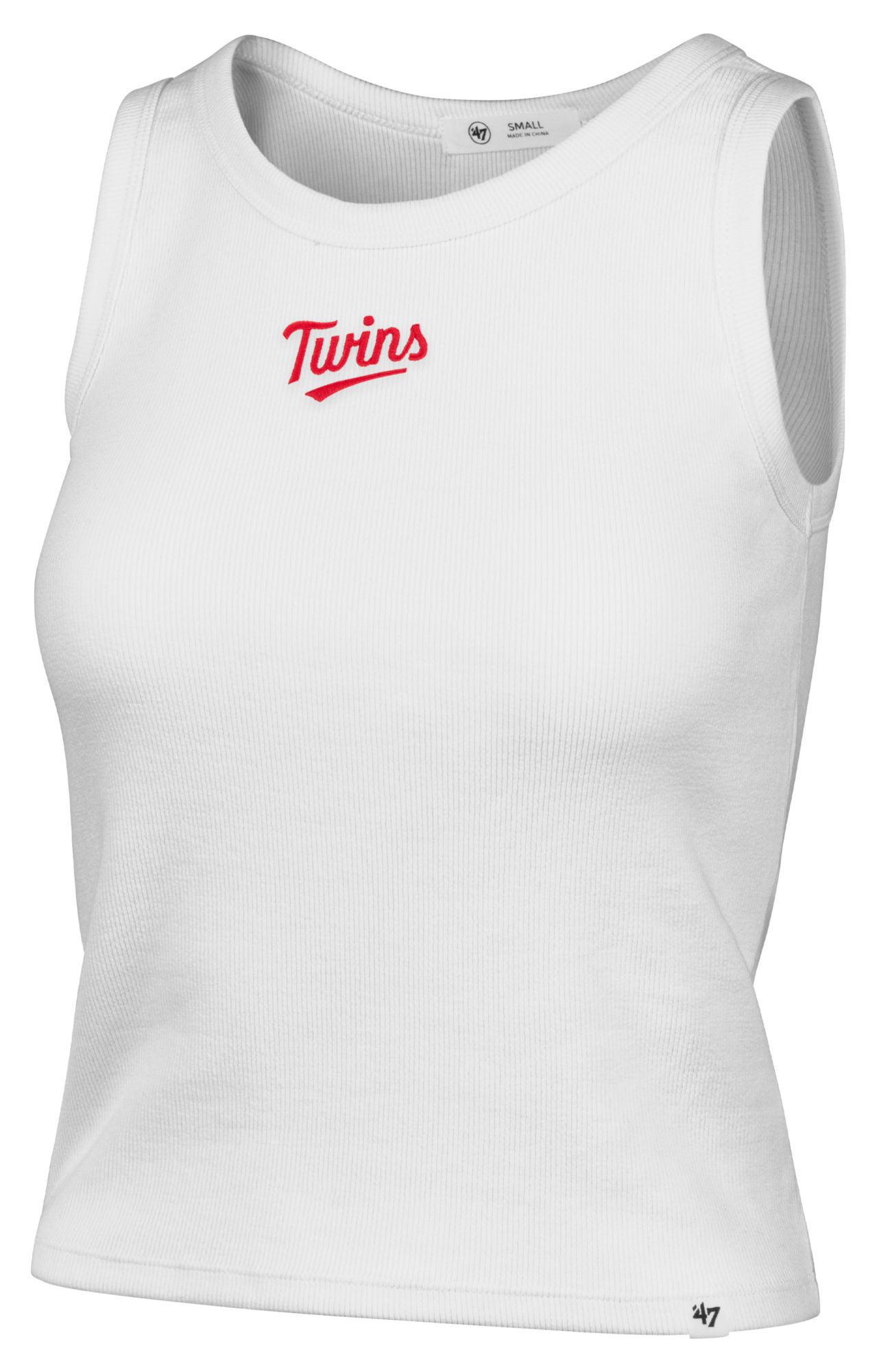 '47 Women's Minnesota Twins White Wordmark Tank Top