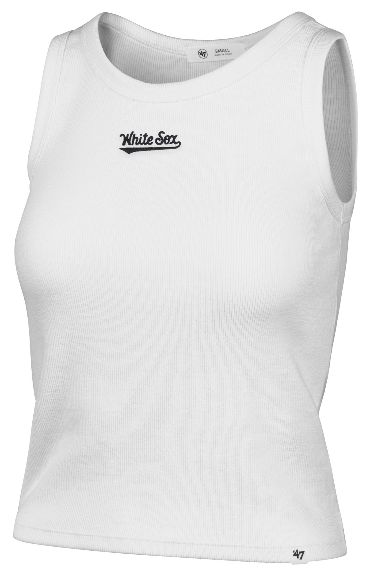 '47 Women's Chicago White Sox White Wordmark Tank Top