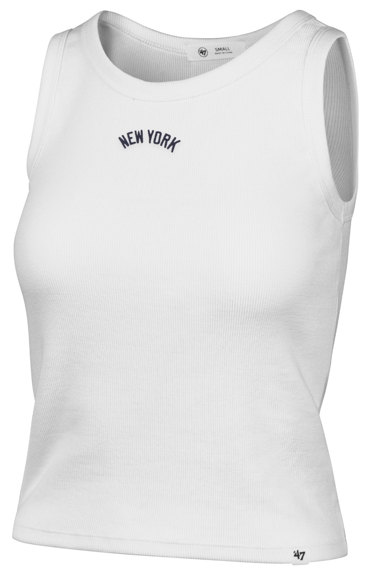'47 Women's New York Yankees White Wordmark Tank Top