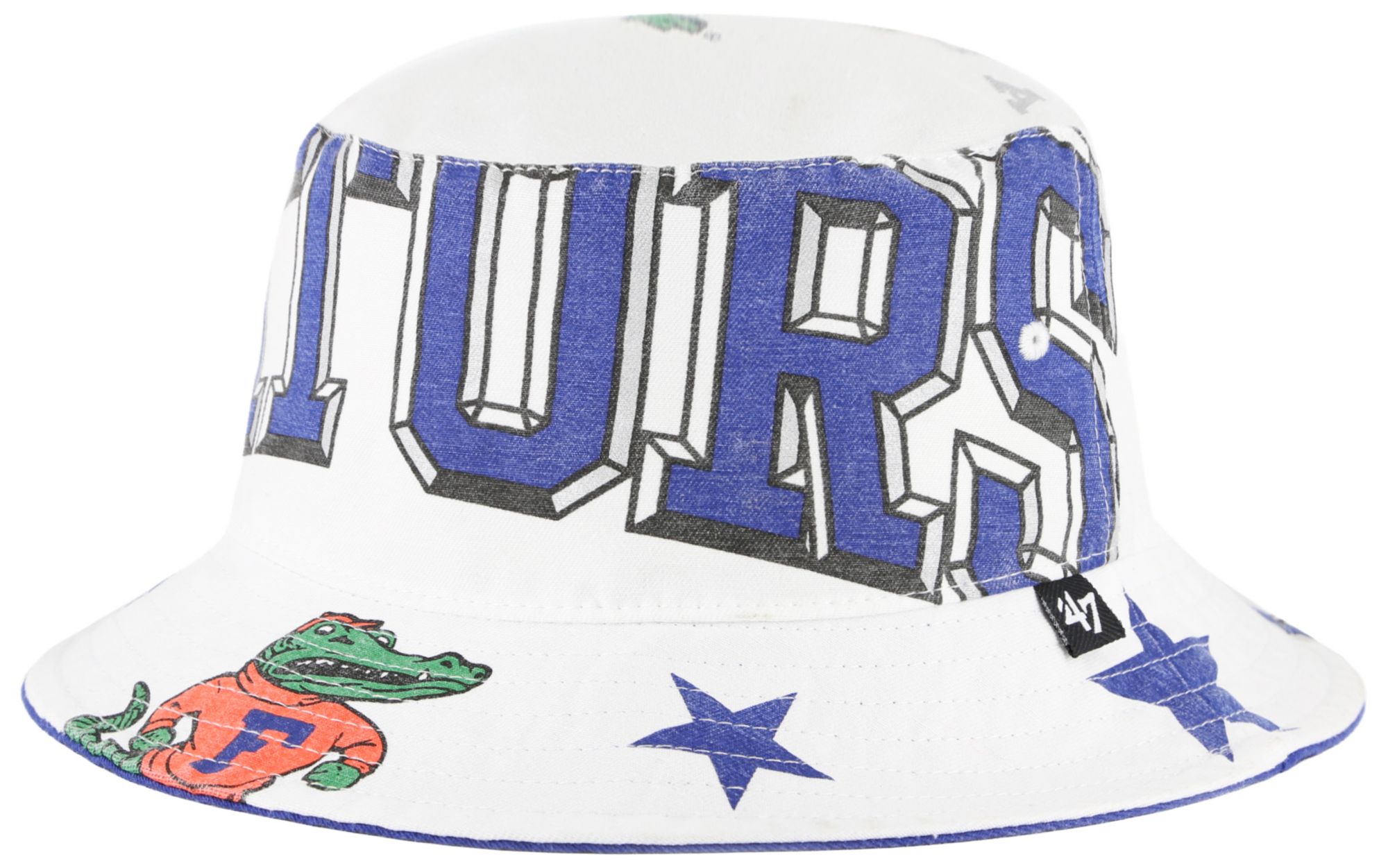 '47 Women's Florida Gators White Energize Bucket Hat