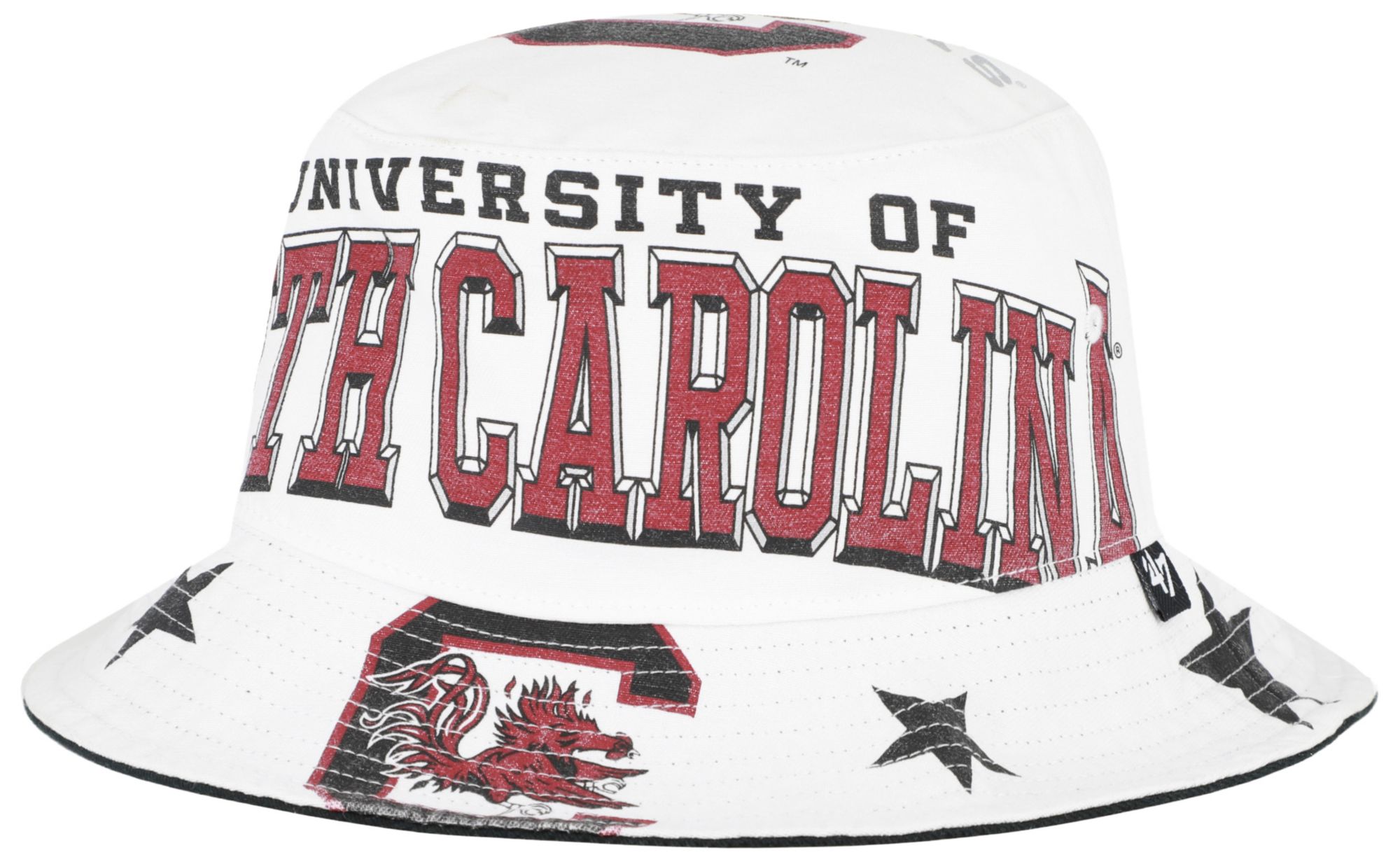 '47 Women's South Carolina Gamecocks White Energize Bucket Hat