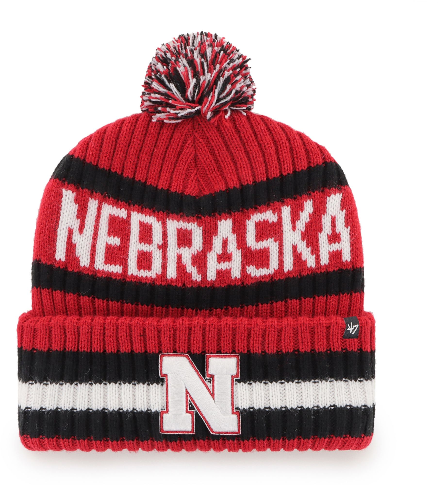 '47 Adult Nebraska Cornhuskers Bering Knit Beanie
