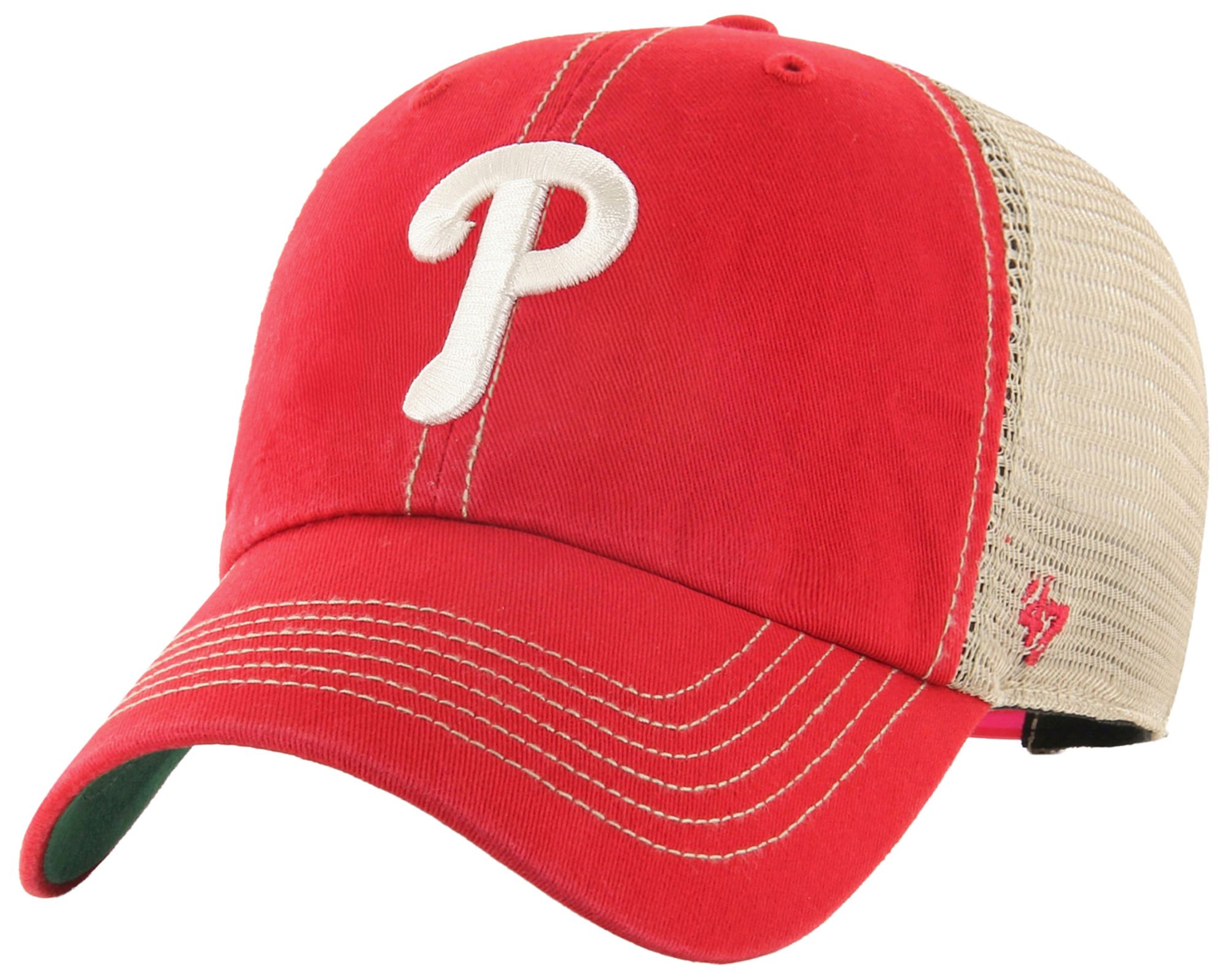 '47 Adult Philadelphia Phillies Red Trawler Clean Up Adjustable Hat