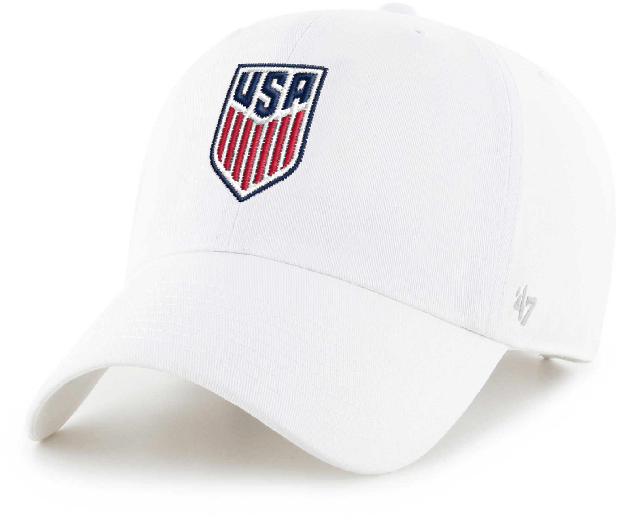 '47 Adult USMNT White Clean Up Adjustable Hat