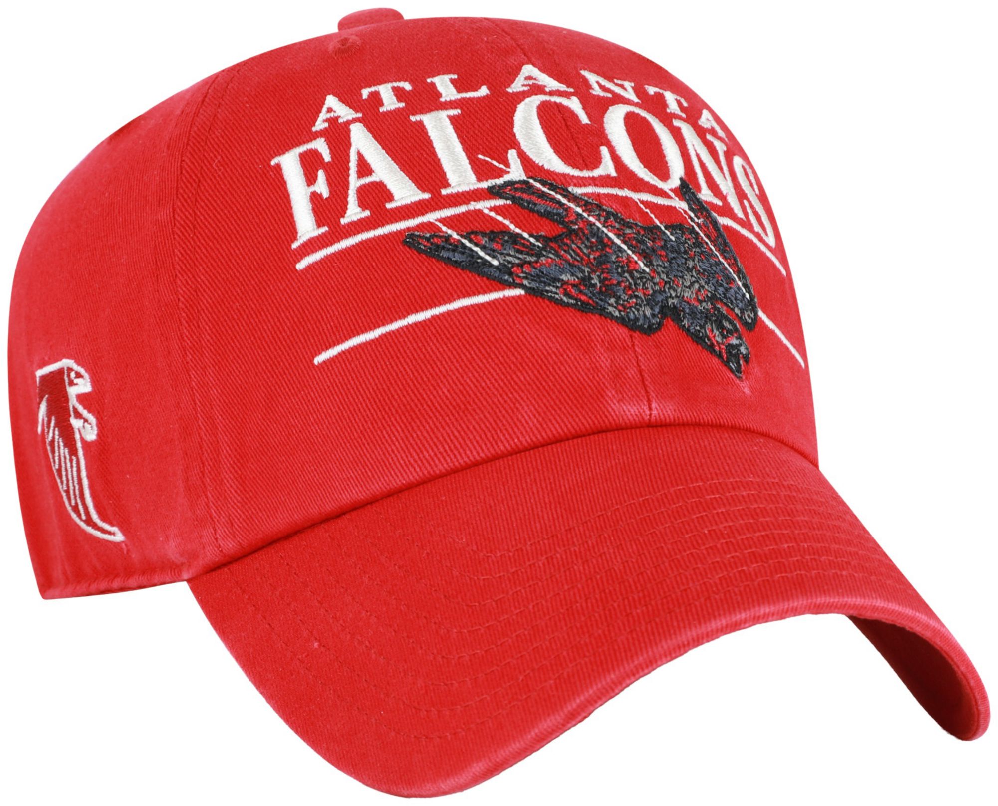'47 Adult Atlanta Falcons Red KO Clean Up Adjustable Hat