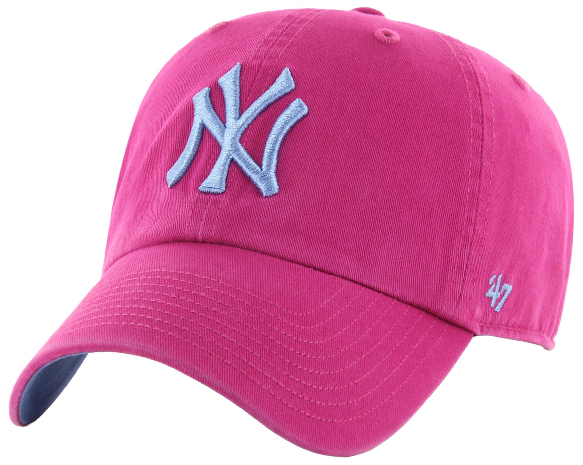'47 Adult New York Yankees Pink Ballpark Clean Up Adjustable Hat