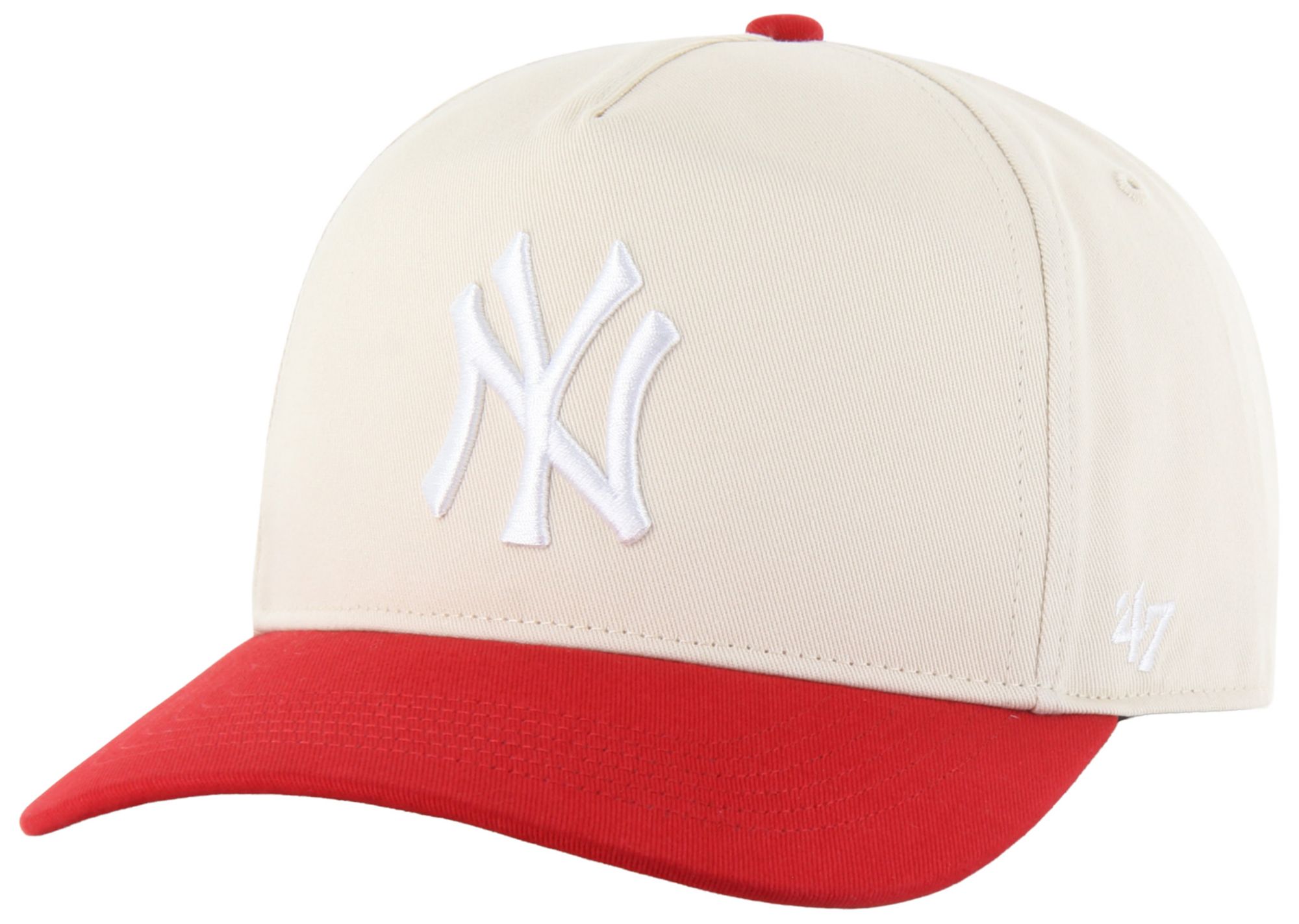'47 Adult New York Yankees Cream Two Tone Hitch Adjustable Hat