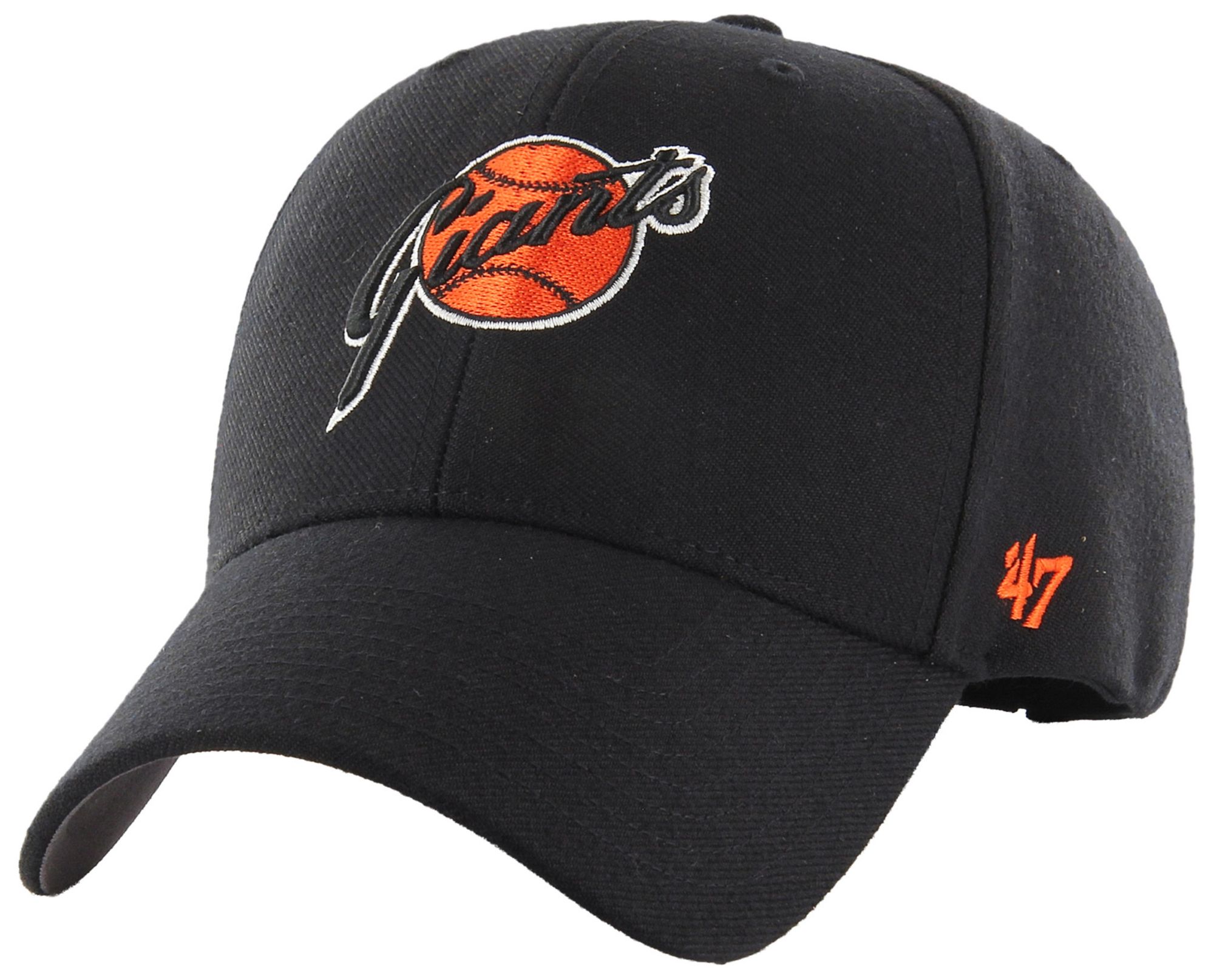 '47 Adult San Francisco Giants Black MVP Adjustable Hat
