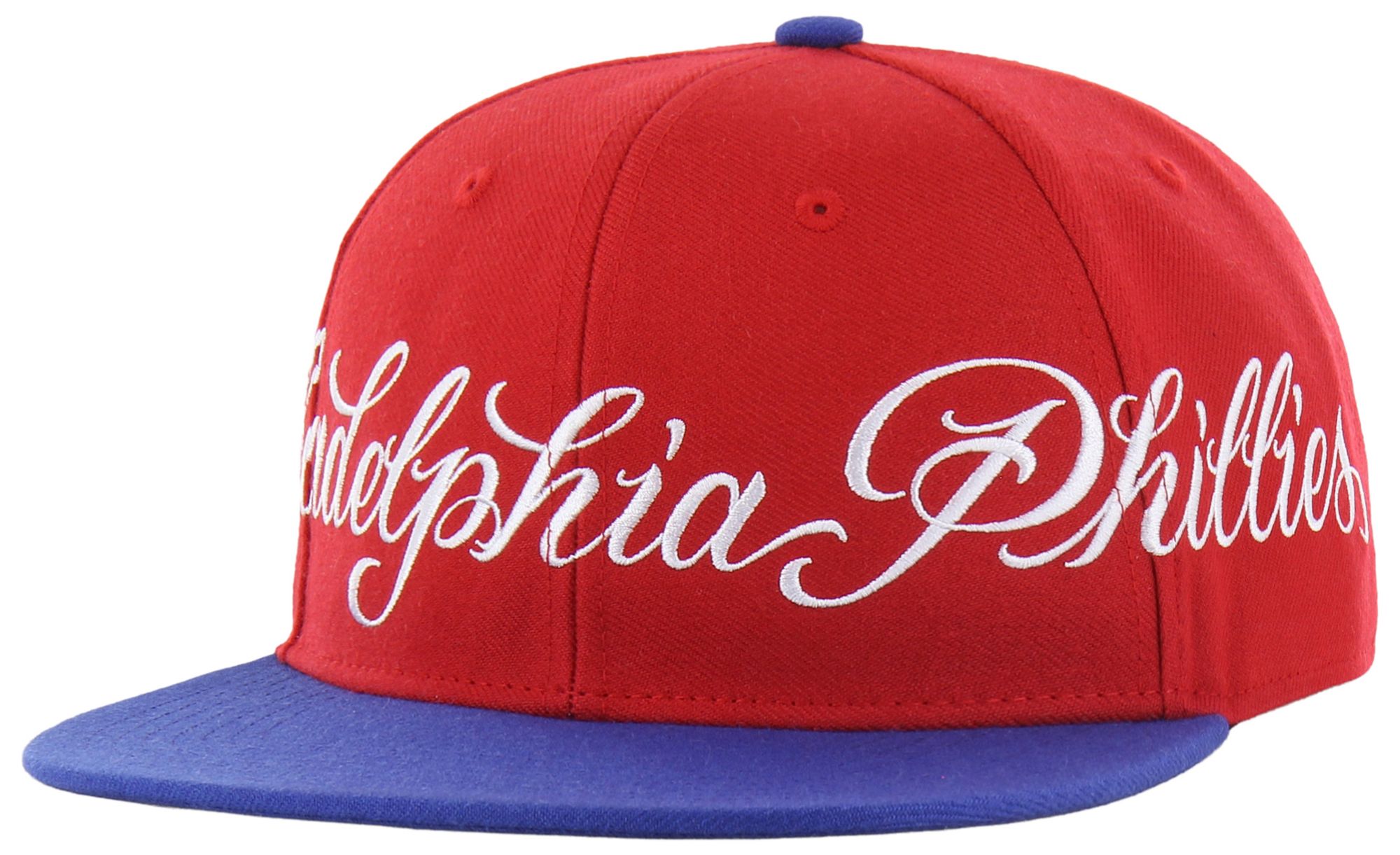 '47 Adult Philadelphia Phillies Red Mister Cartoon Script Captain Hat