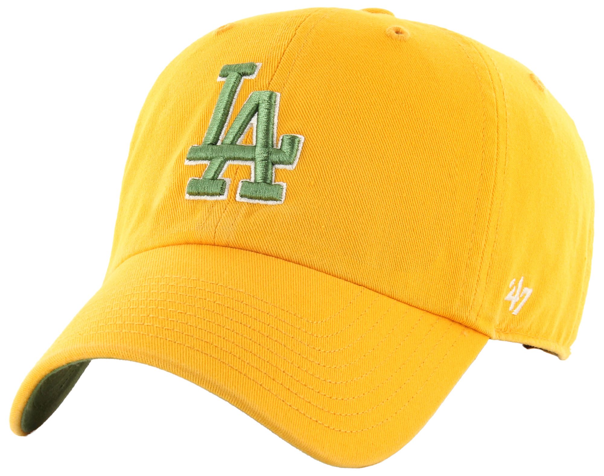 '47 Adult Los Angeles Dodgers Gold Ballpark Clean Up Adjustable Hat